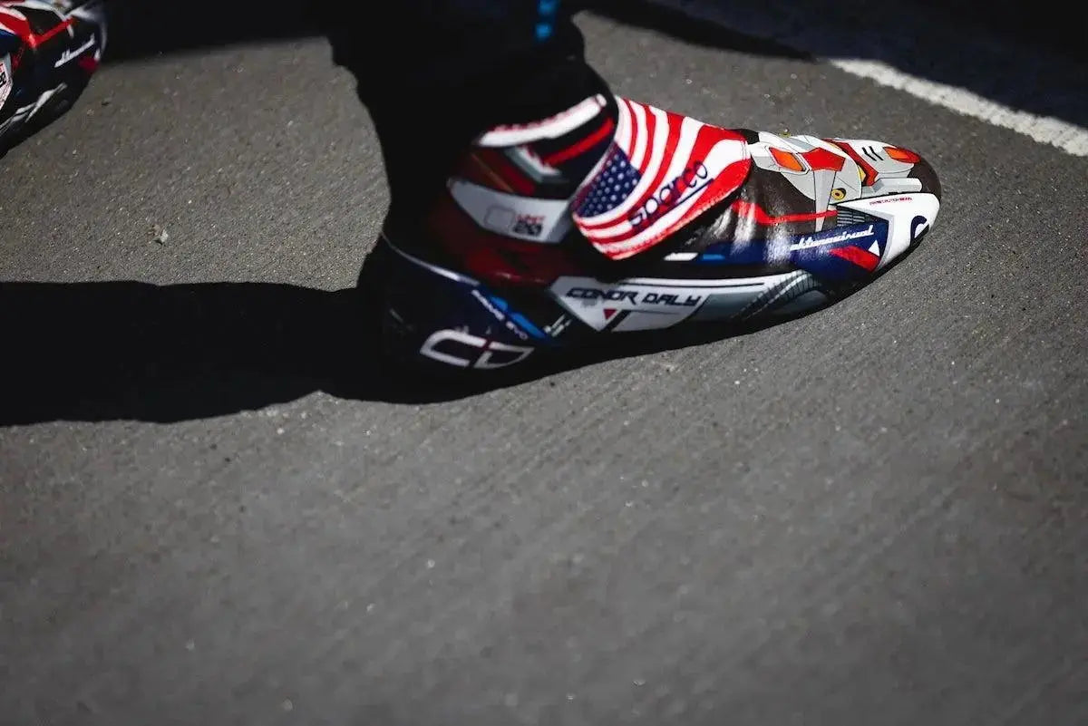 2022 Conor Daly Ed Carpenter Racing IndyCar Boots image 4
