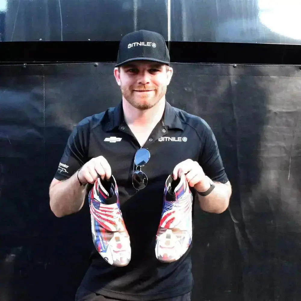 2022 Conor Daly Ed Carpenter Racing IndyCar Boots image 5
