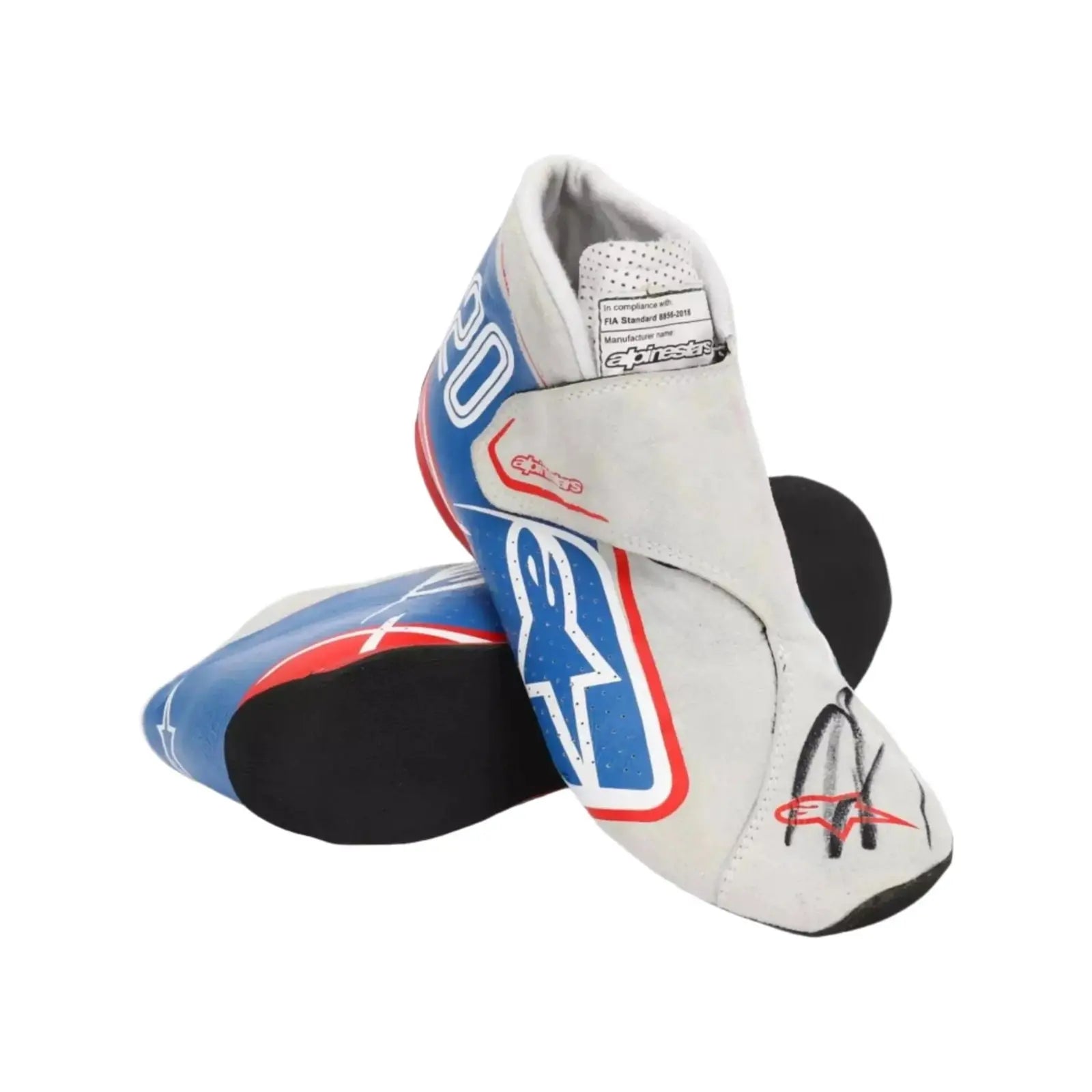 Kevin Magnussen Race Boots - Official 2022 Italian GP Edition image 1