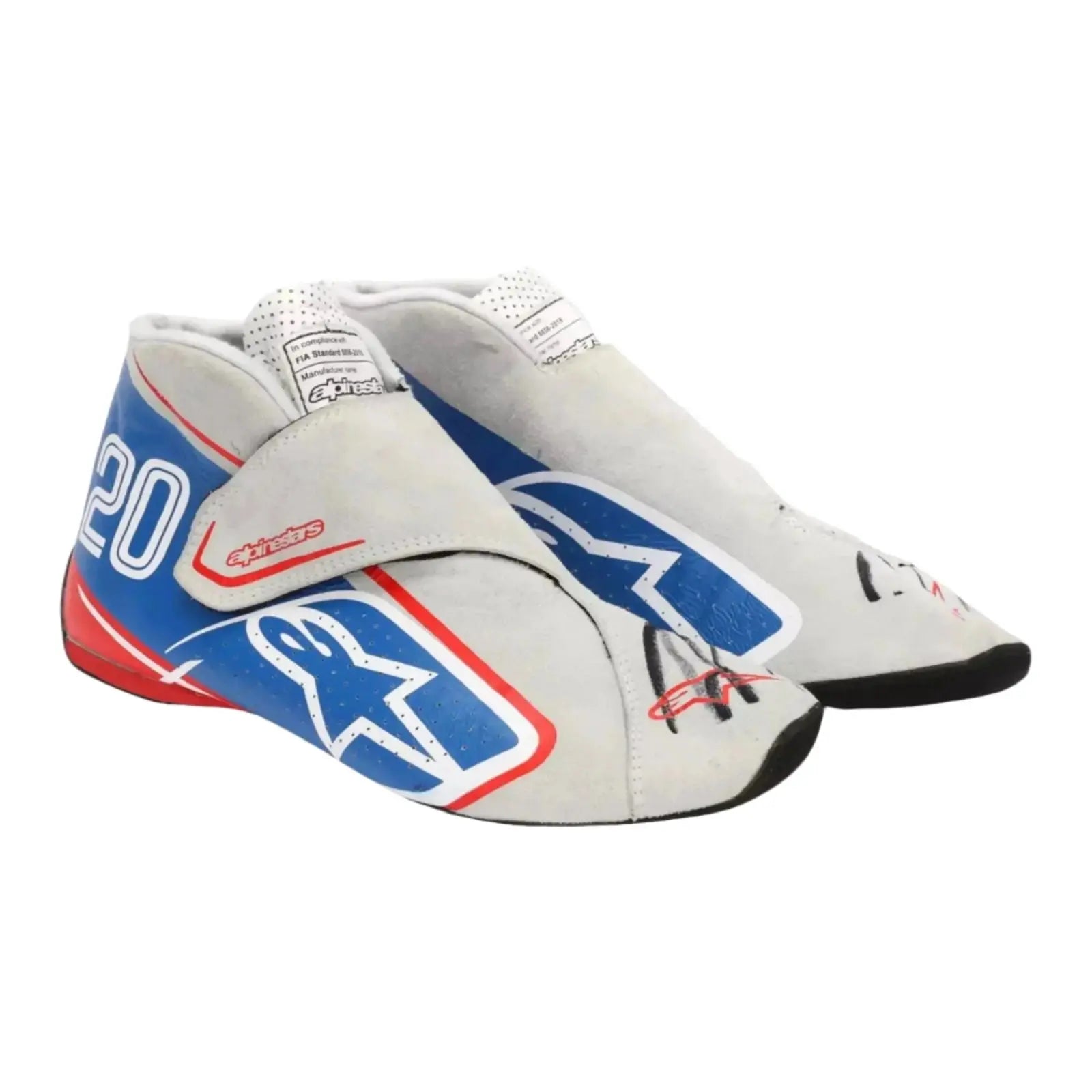 Kevin Magnussen Race Boots - Official 2022 Italian GP Edition image 2