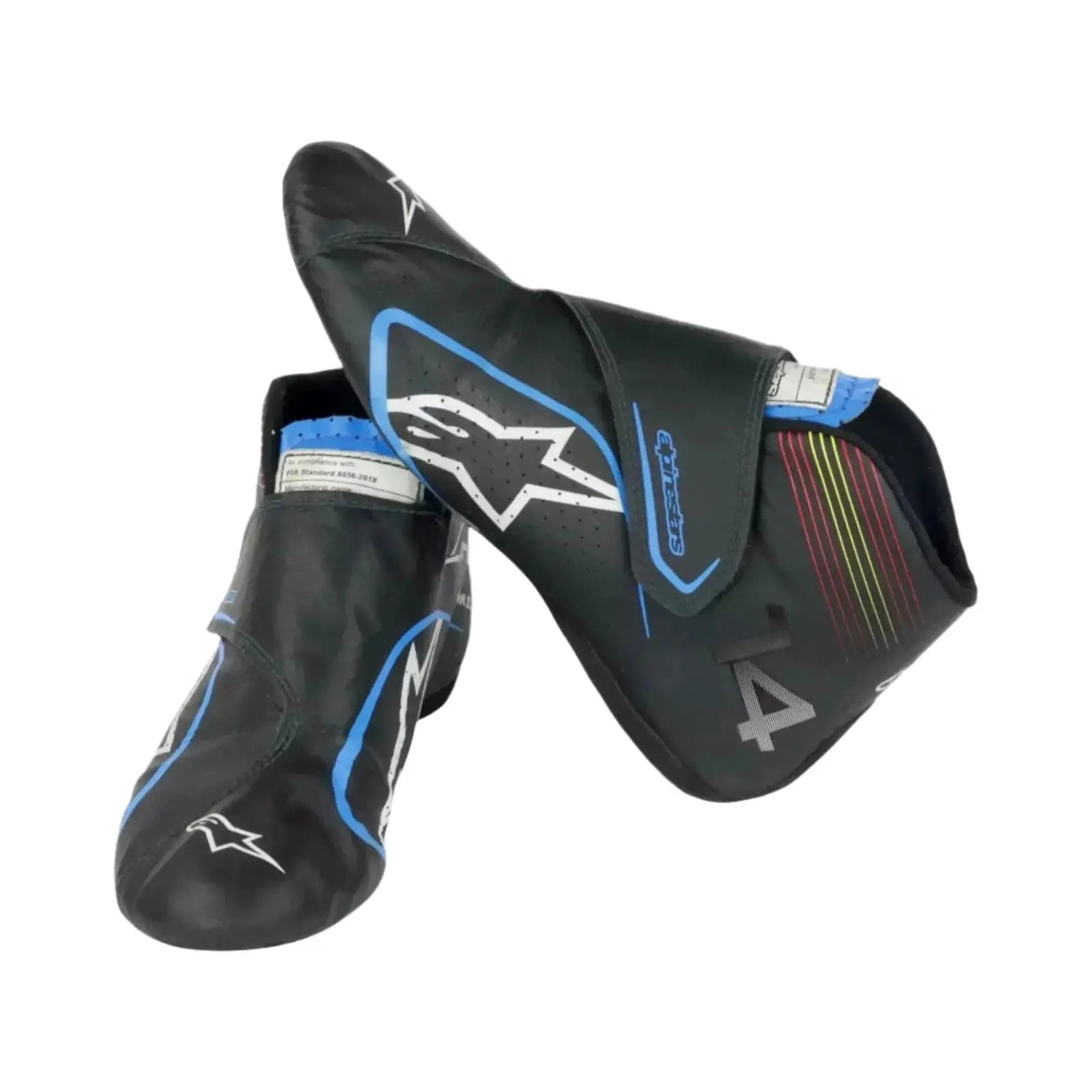Fernando Alonso Alpine F1 Team Racing boots 2021 image 2