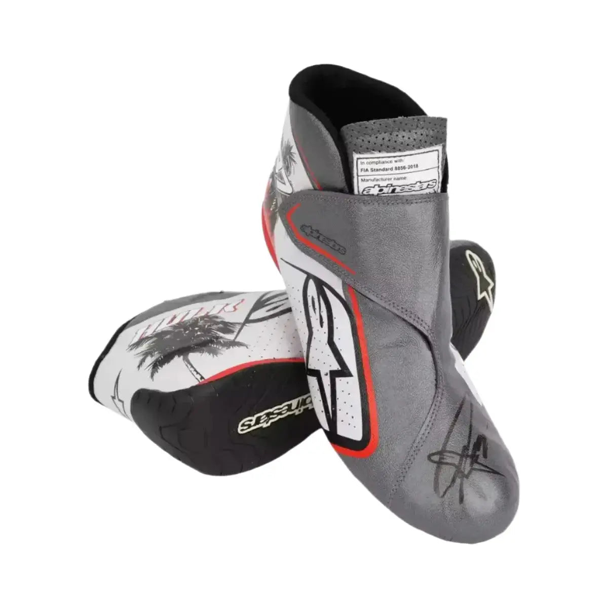 2023 NICO HÜLKENBERG HAAS F1 TEAM WEEKEND WORN RACE BOOTS - MIAMI GP image 1