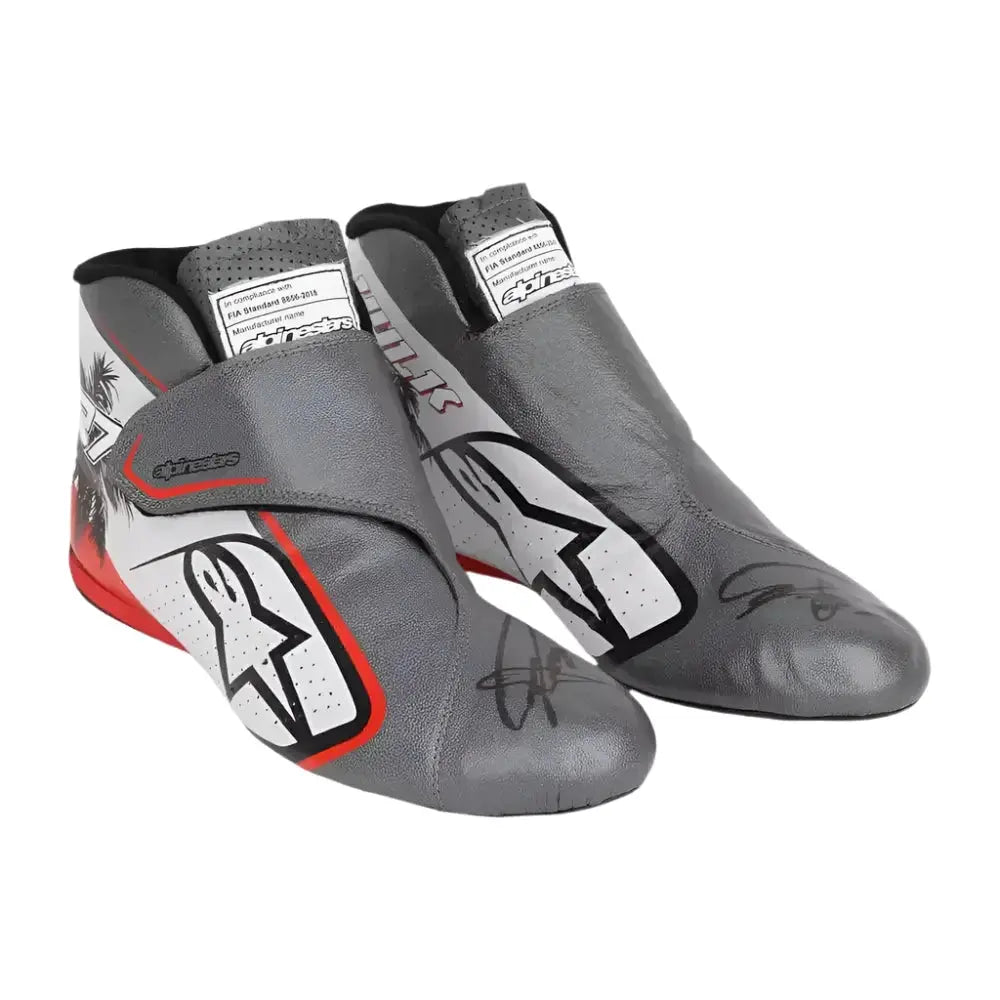 2023 NICO HÜLKENBERG HAAS F1 TEAM WEEKEND WORN RACE BOOTS - MIAMI GP image 2