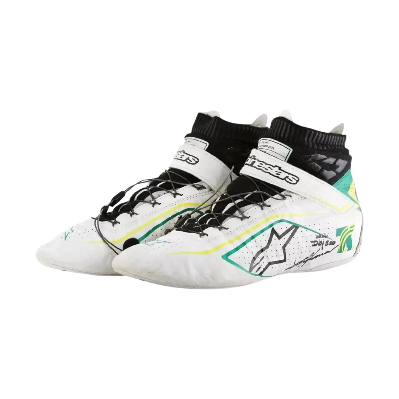 Tony Kanaan 2022 Indy 500 Chip Ganassi Racing IndyCar Boots image 3