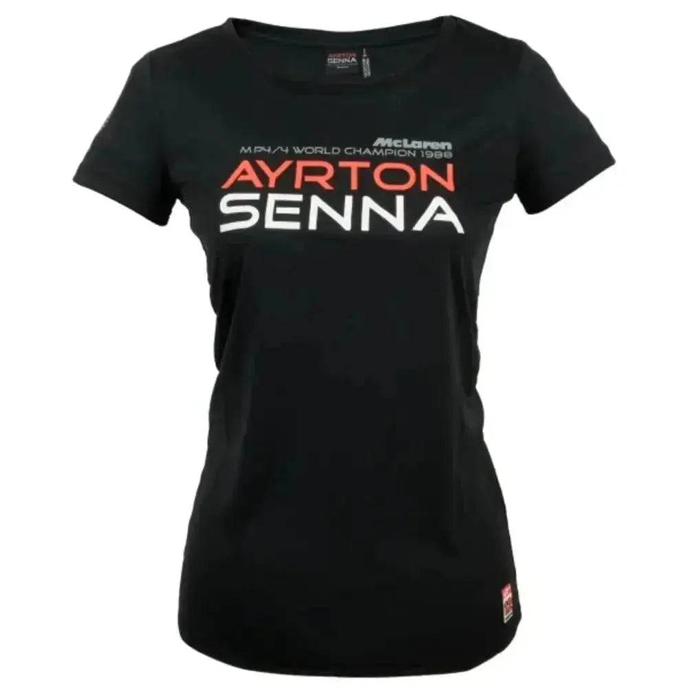 Ayrton Senna Ladies T-Shirt McLaren World Champion 1988 image 2