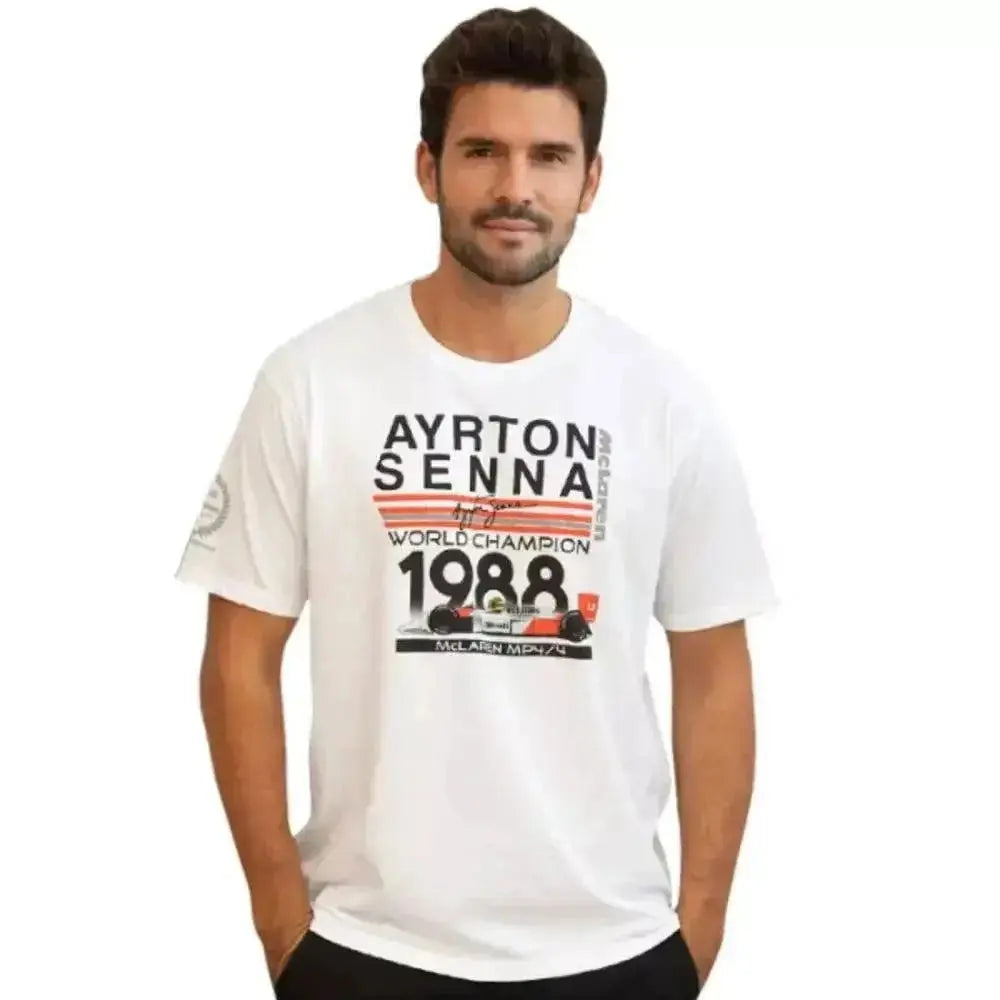 Ayrton Senna T-Shirt World Champion 1988 McLaren image 1