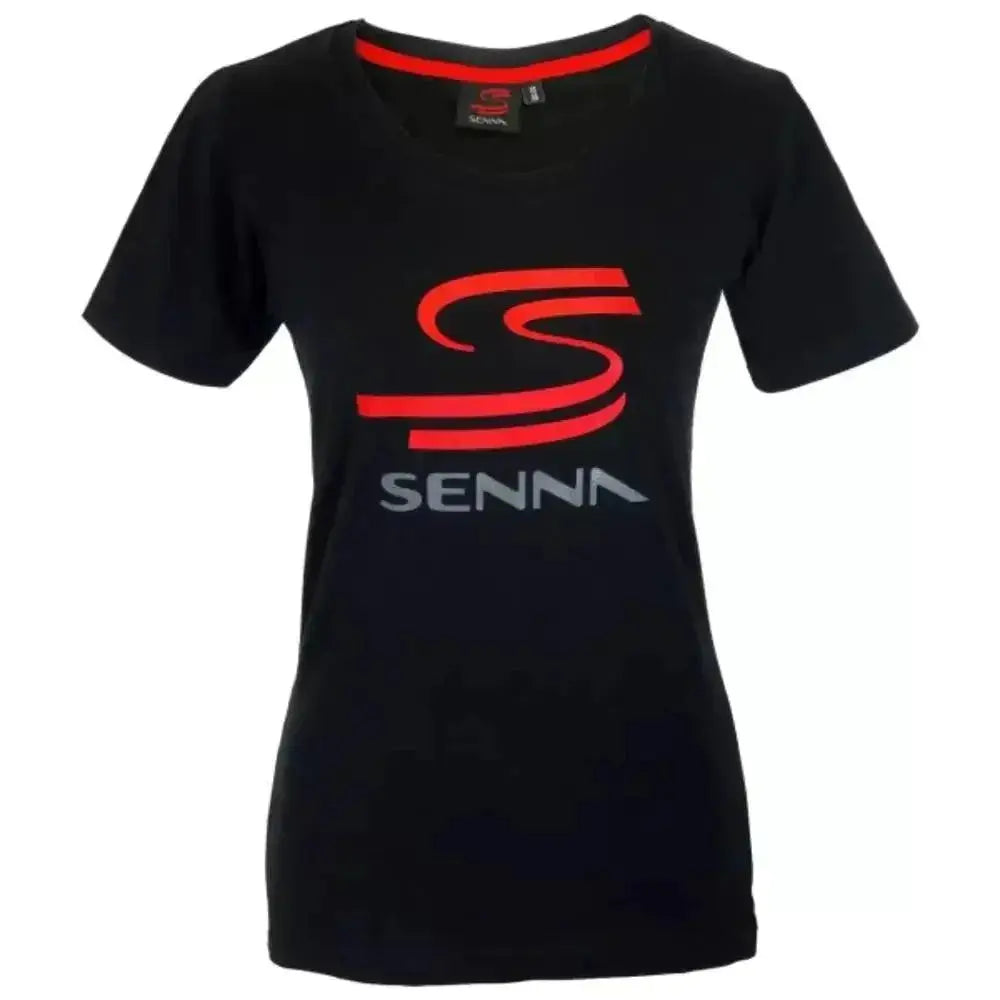 Ayrton Senna Ladies T-Shirt Senna Black image 2