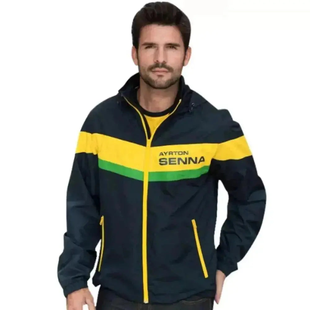 Ayrton Senna Windbreaker Jacket Racing image 1