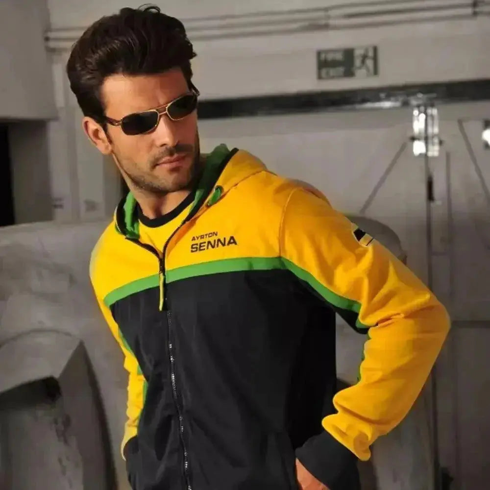 Ayrton Senna Zip Hoodie Helmet image 3