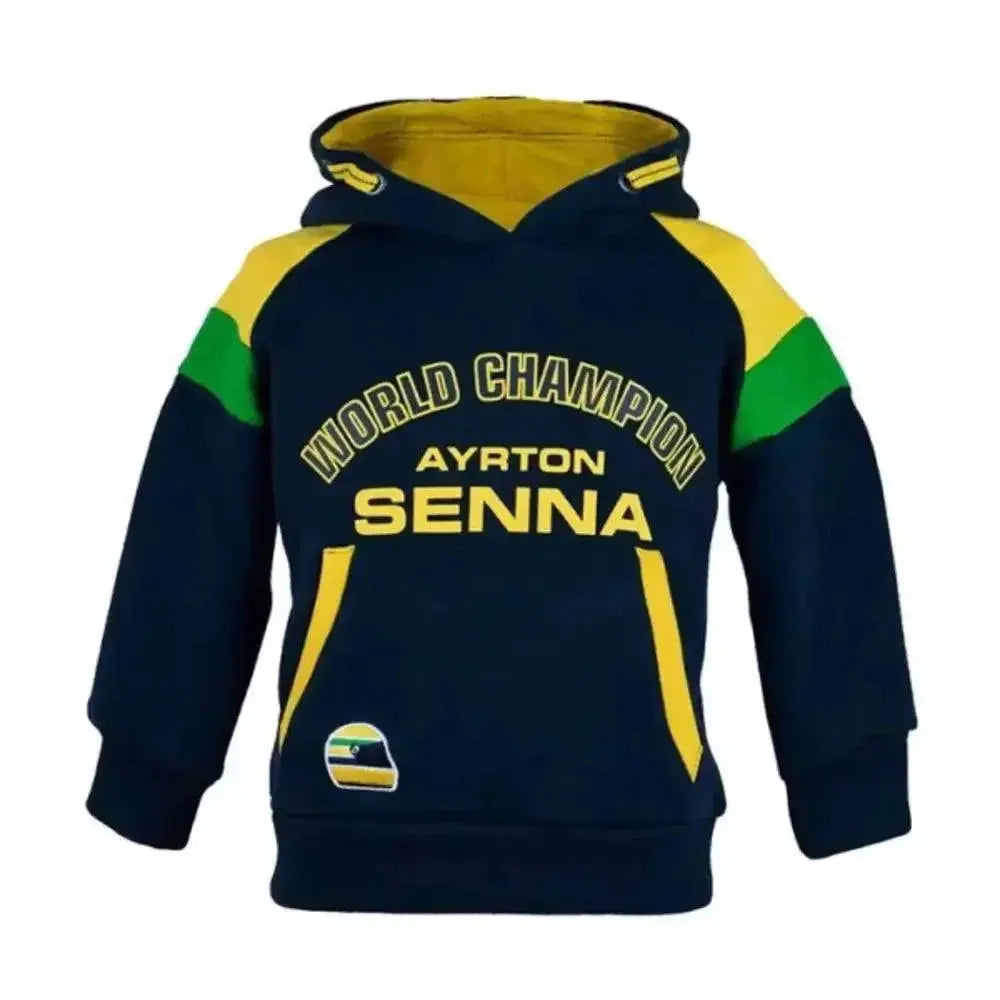 Ayrton Senna Hoodie Racing Kids image 1