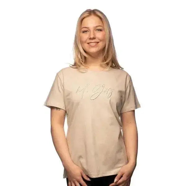 Maximilian Götz Ladies T-Shirt Signature sand image 6