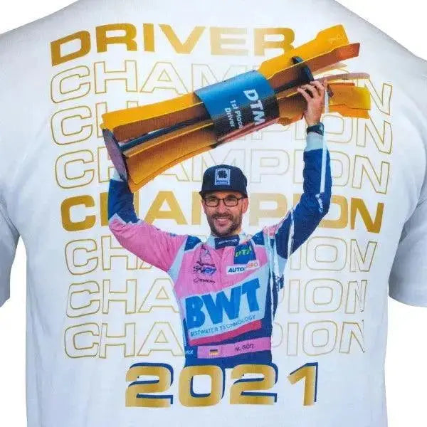 Maximilian Götz T-Shirt DTM Champion 2021 white image 5