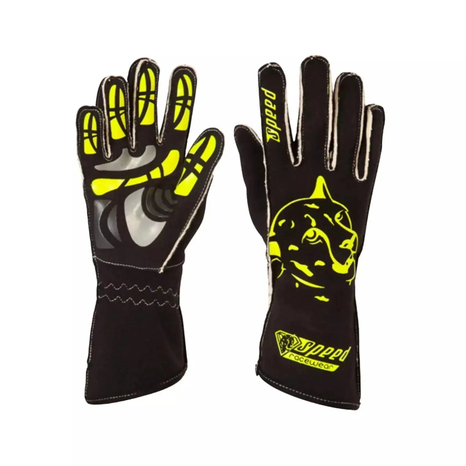Speed gloves Melbourne G-2 Black/Fluo image 1