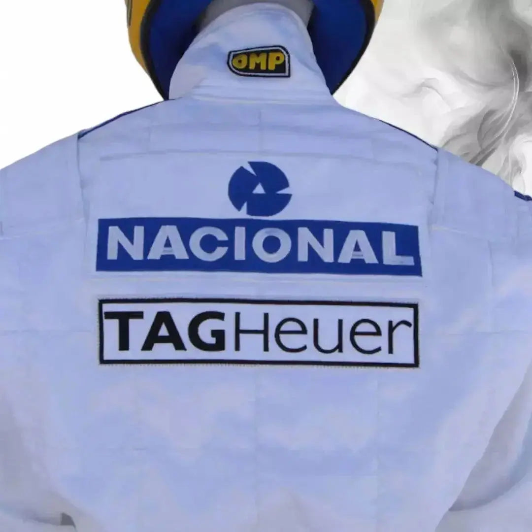 Ayrton Senna 1993 PARIS BERCY Replica Racing Suit image 3