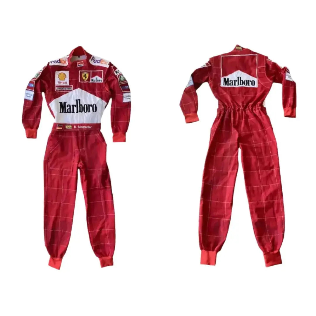 Michael Schumacher 2001 Replica Racing Suit image 1