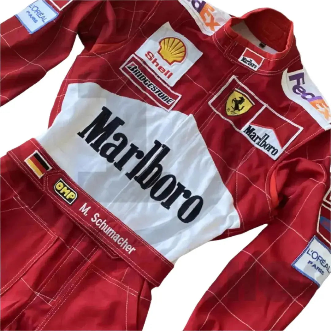 Michael Schumacher 2001 Replica Racing Suit image 2