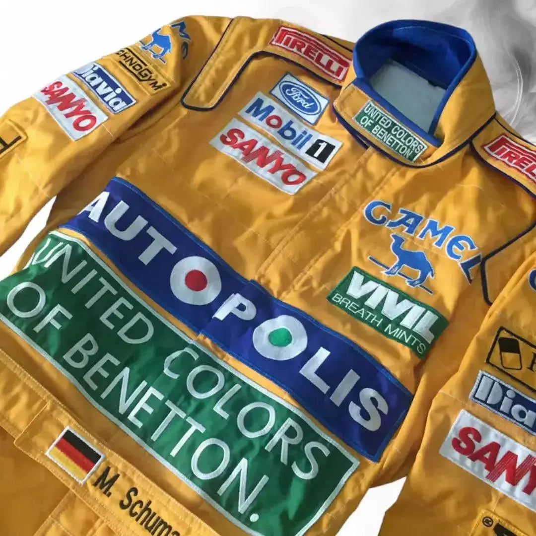 Michael Schumacher 1992 Replica Racing Suit image 1