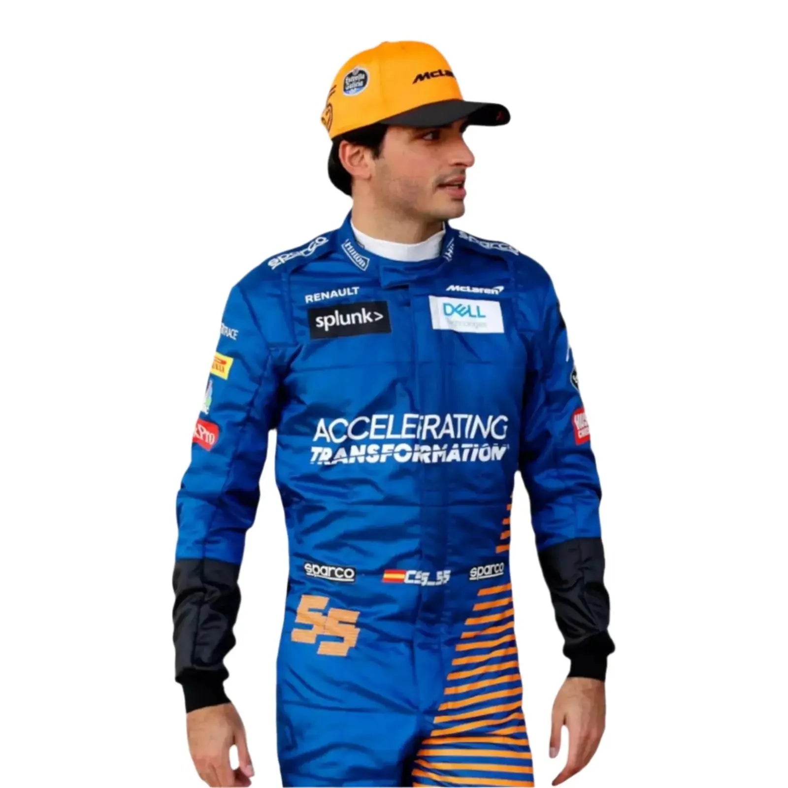 2020 Carlos Sainz McLaren F1 Racing Suit | Official Team Gear image 2
