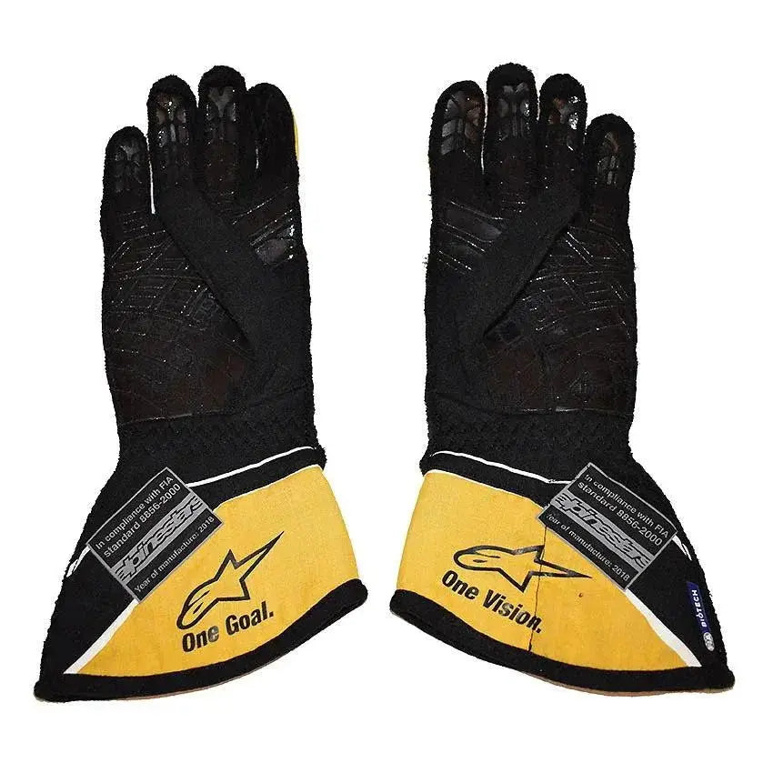 2018 Nico Hulkenberg Renault Formula 1 Race Gloves image 2