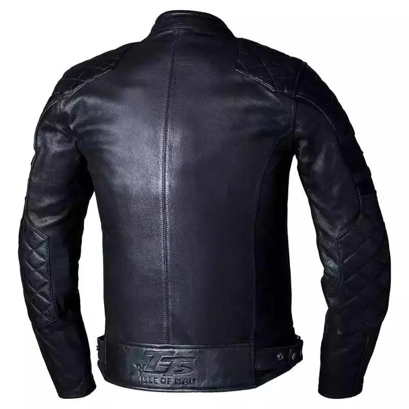 IOM TT HILLBERRY 2 CE MENS LEATHER JACKET image 2