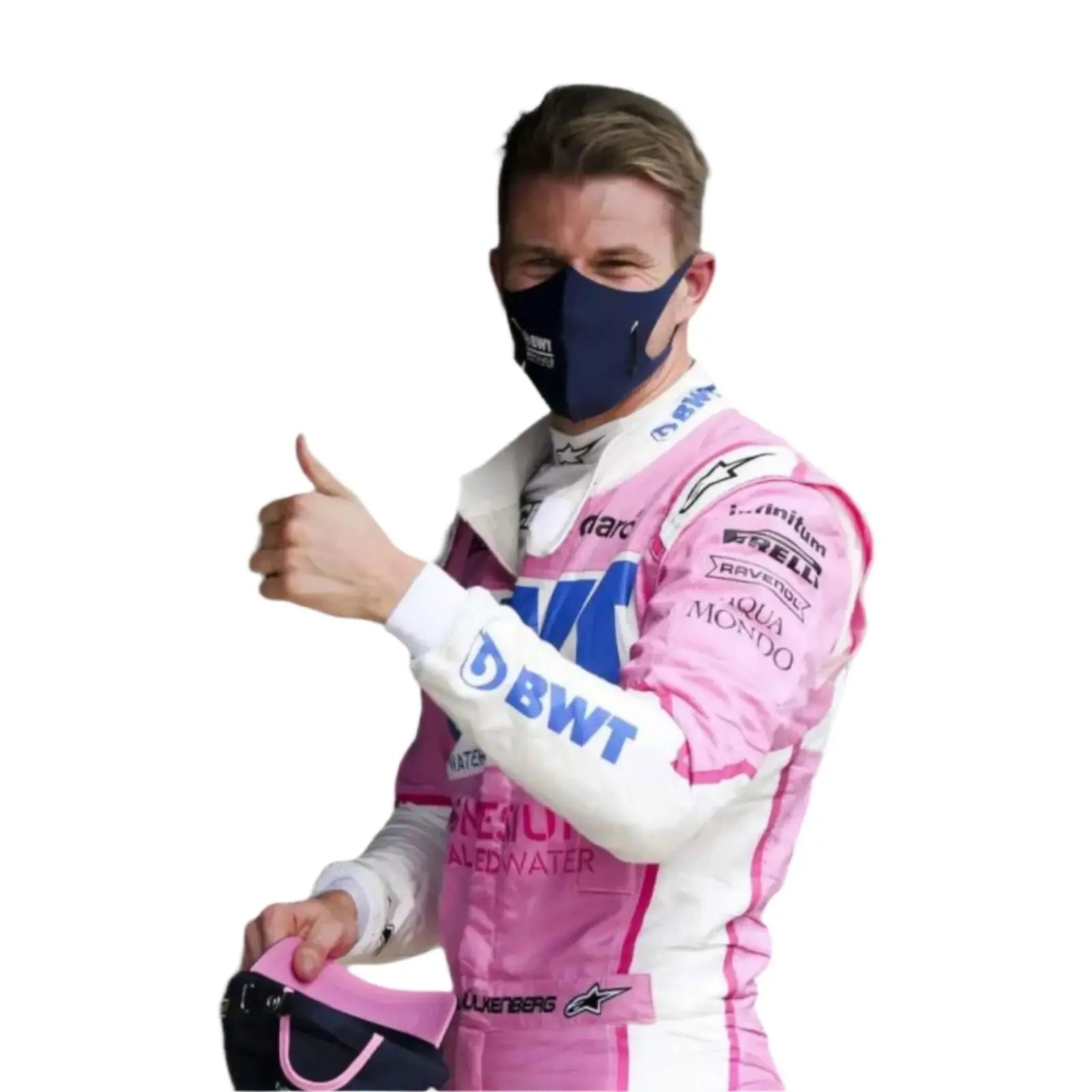 2021 Nico Hulkenberg BWT F1 Race Suit image 4