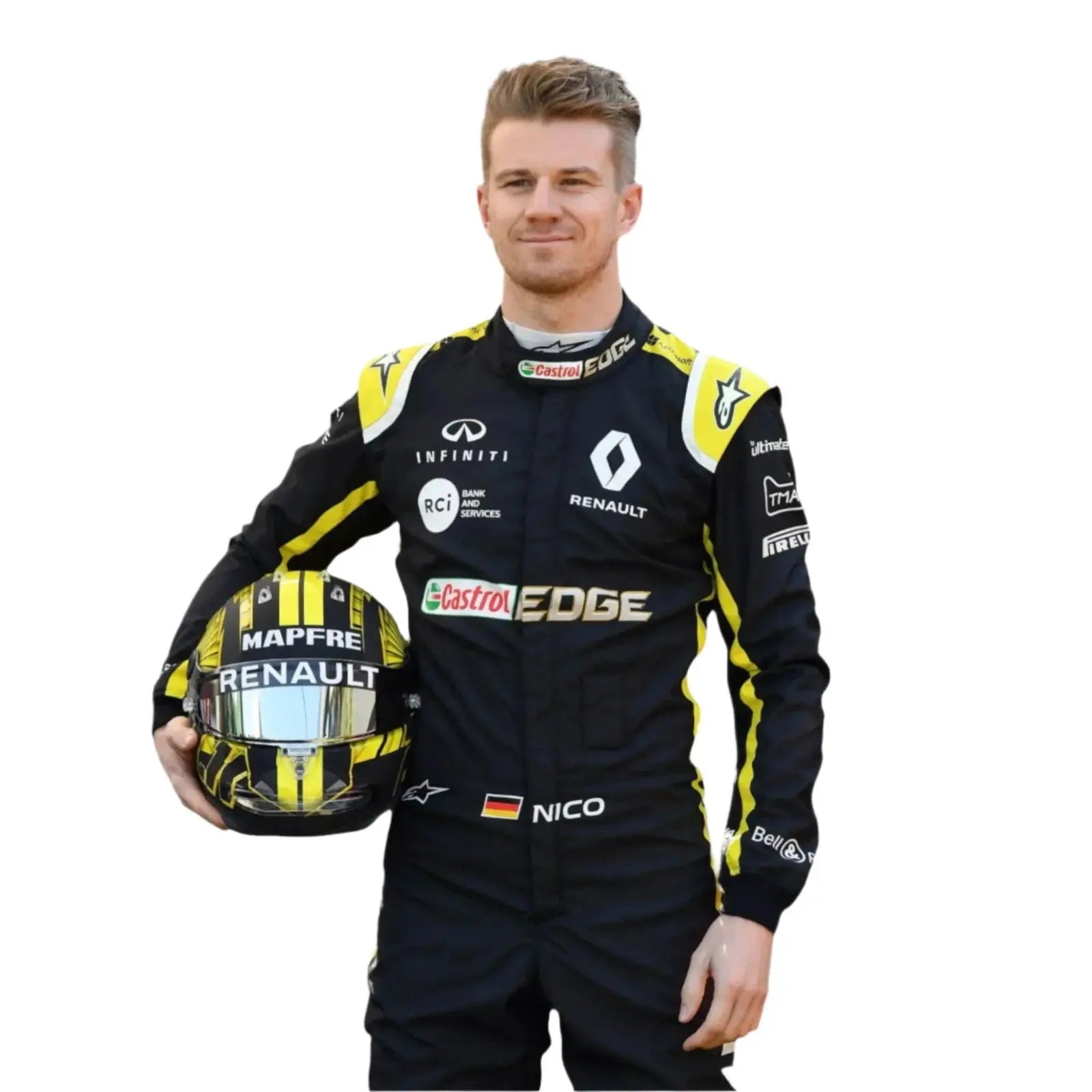 2019 Nico Hülkenberg Race Suit | Renault F1 Team - replica-inspired gear image 2