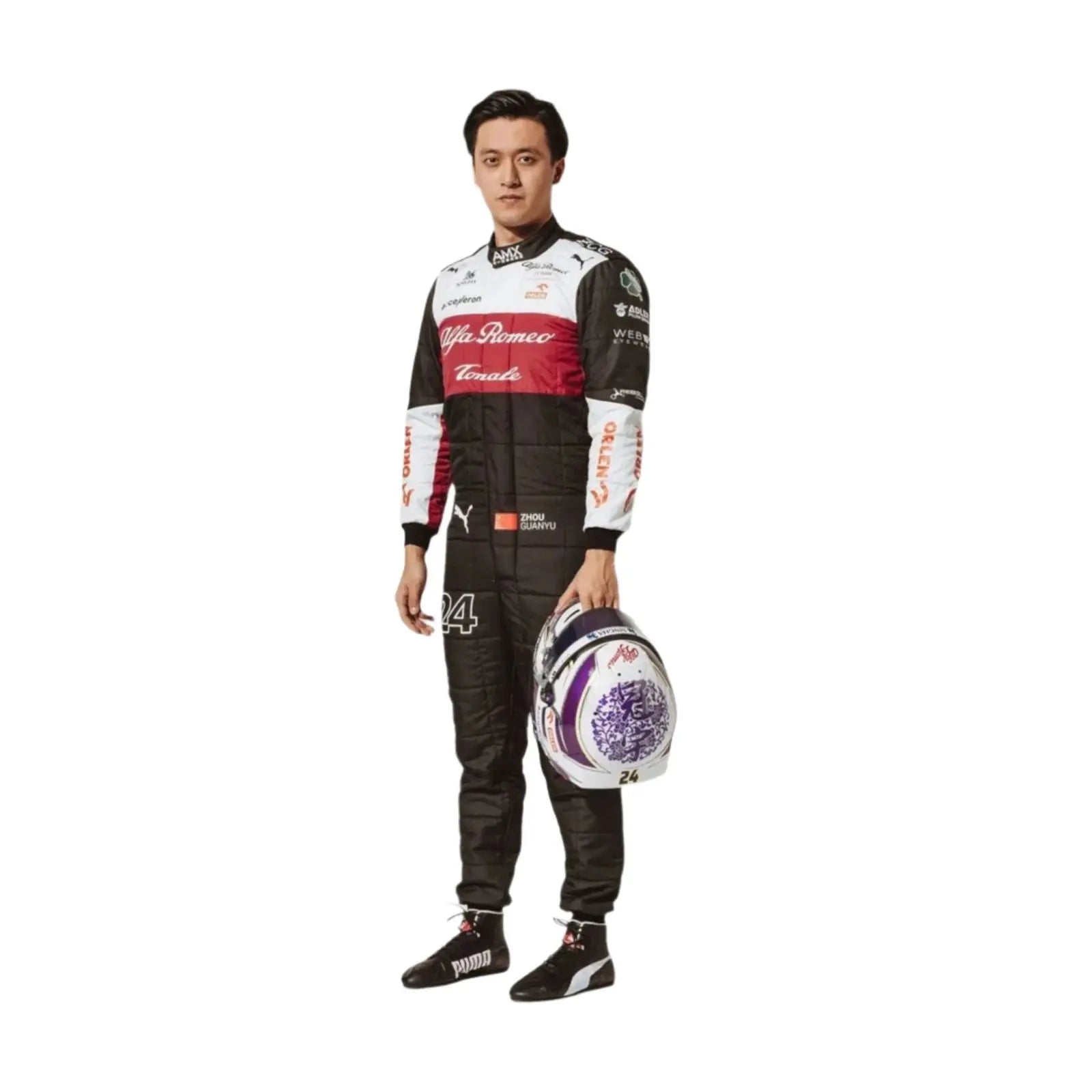 2022 Zhou Guanyu Alfa Romeo F1 Team Race Suit image 4