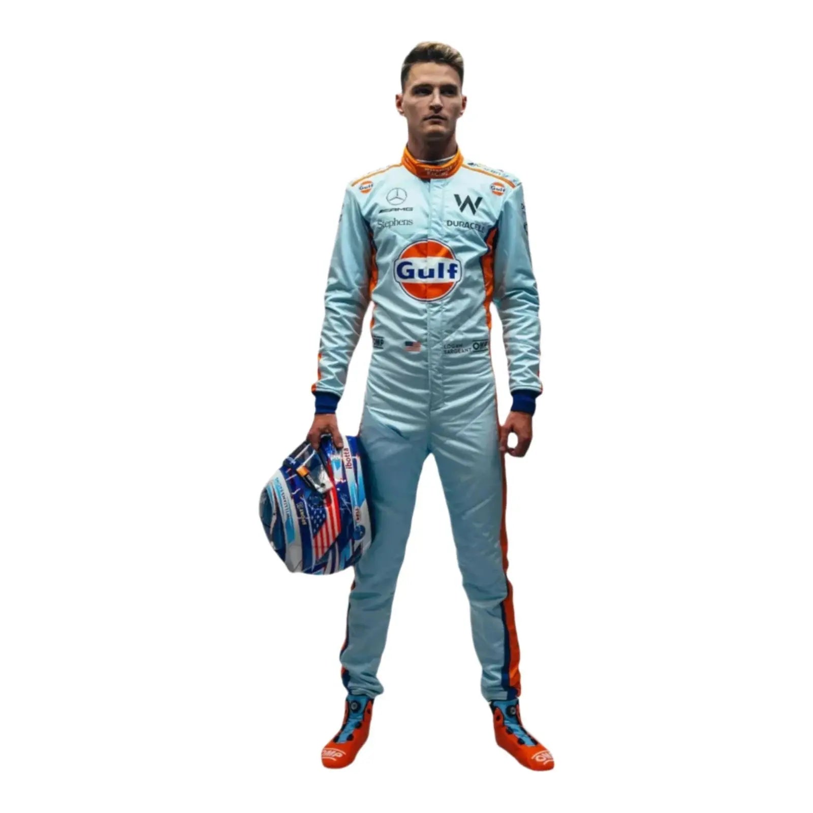 2023 Logan Sargeant Gulf F1 Race Suit Singapore GP image 1