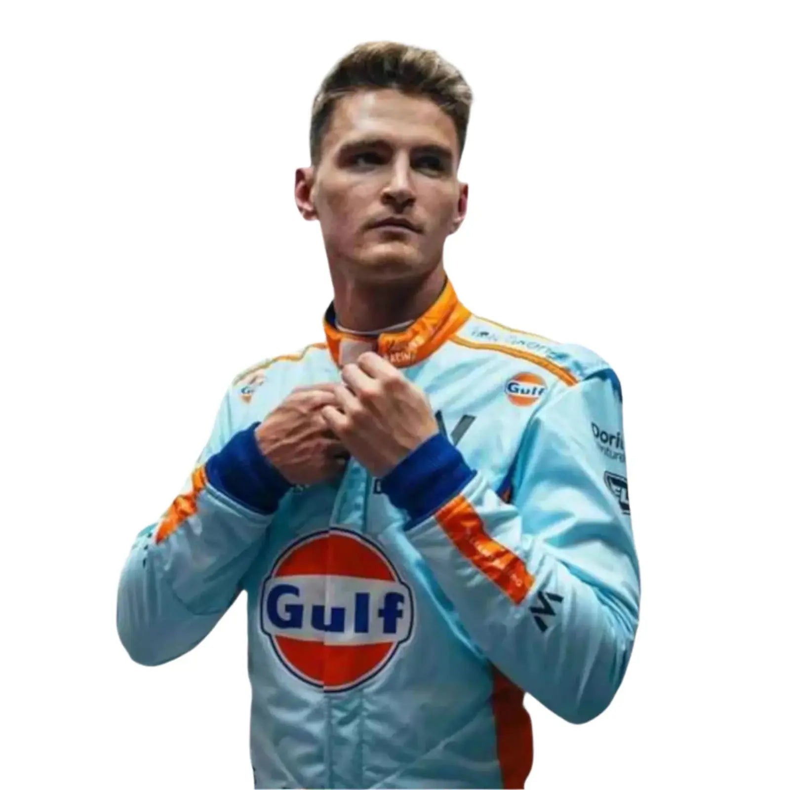 2023 Logan Sargeant Gulf F1 Race Suit Singapore GP image 2