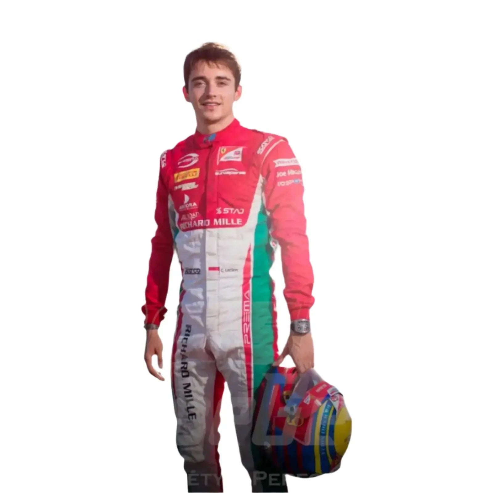 Charles Leclerc 2017 Formula 2 Race Suit Prema Powerteam image 2