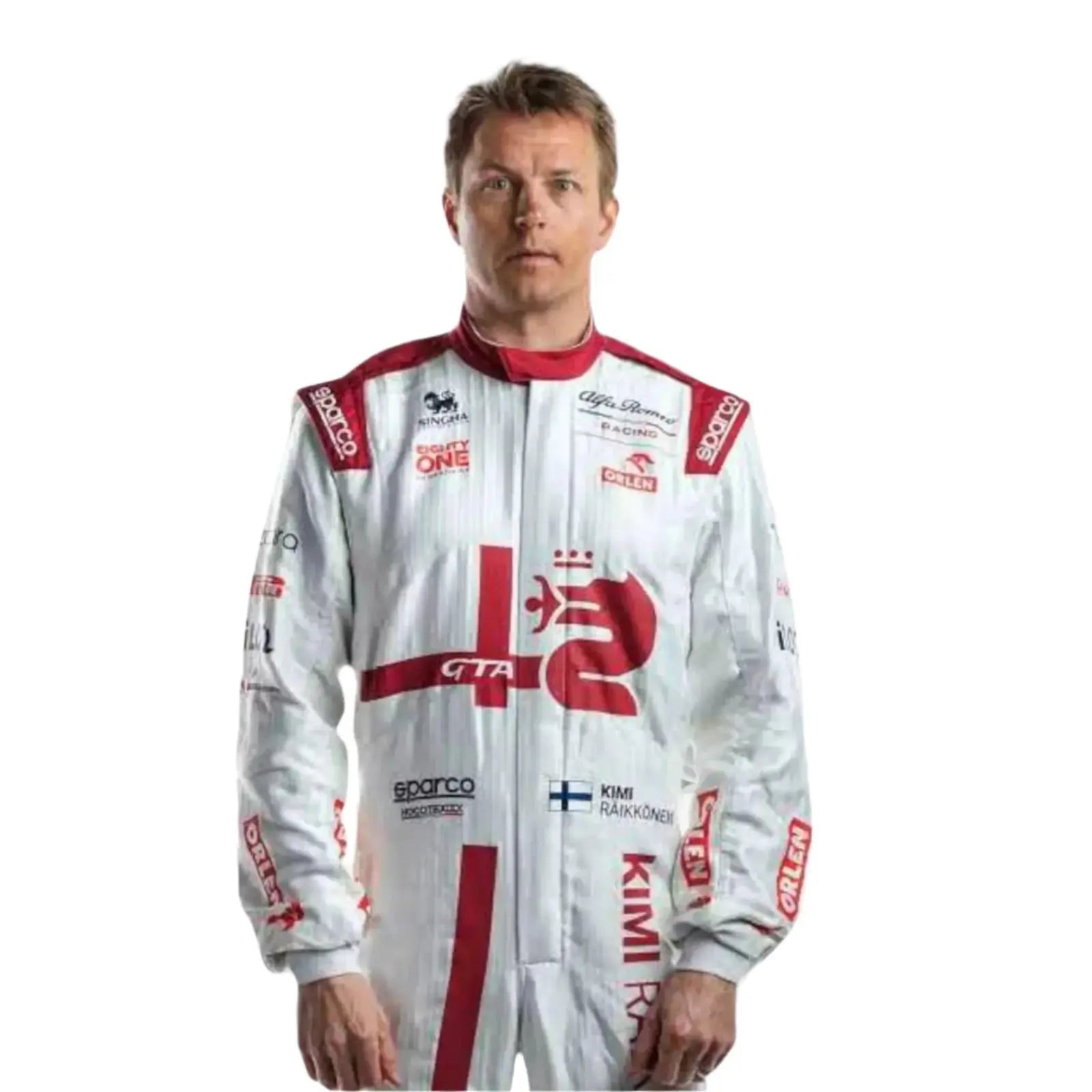 2021 Kimi Räikkönen Alfa Romeo F1 Team Race Suit image 2