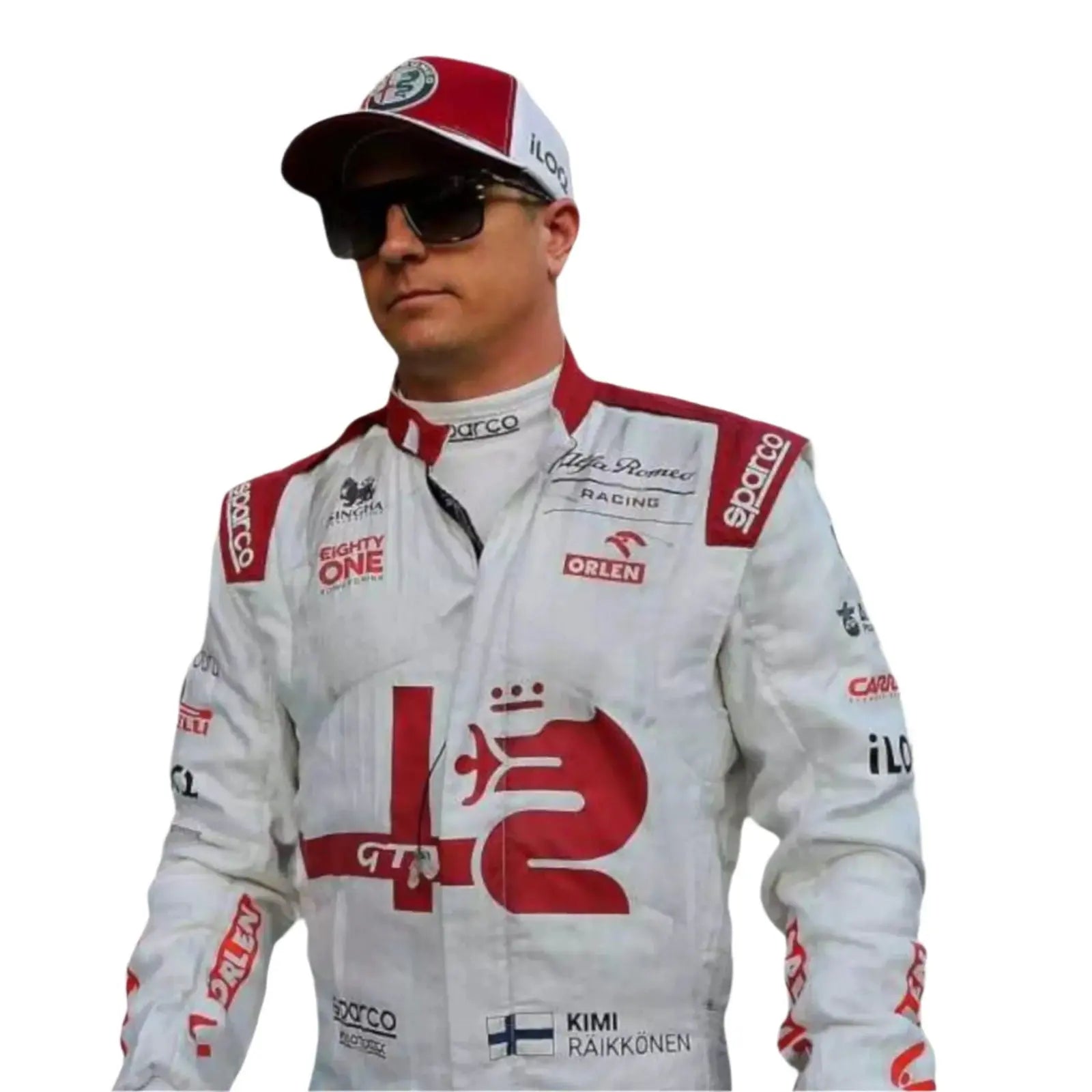 2021 Kimi Räikkönen Alfa Romeo F1 Team Race Suit image 3
