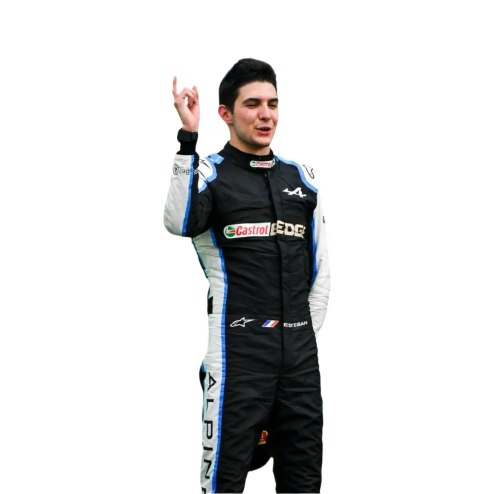 2021 Esteban Ocon Castrol Formula 1 Race Suit image 3
