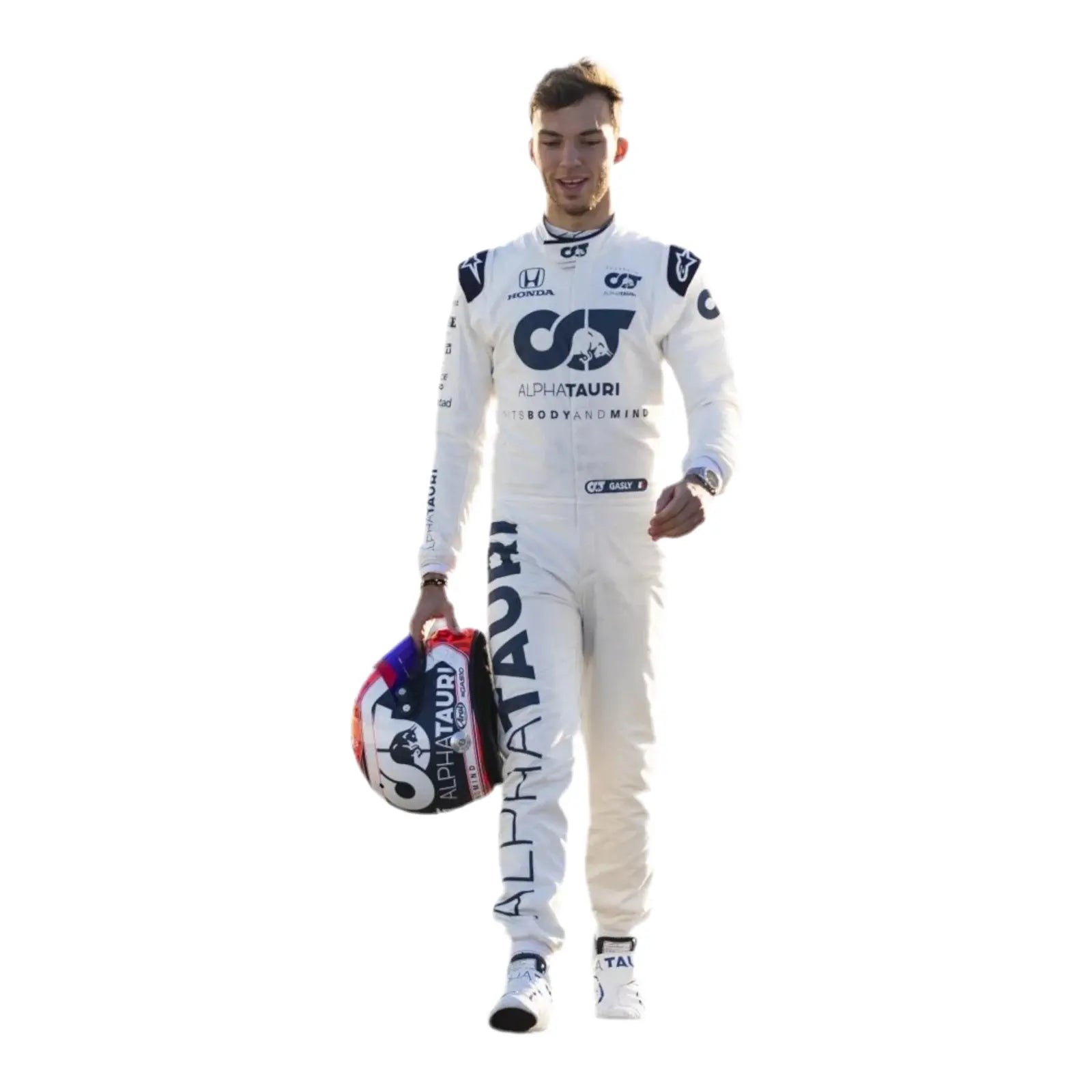 2020 Pierre Gasly Alpha Tauri Race Suit - Abu Dhabi GP image 3