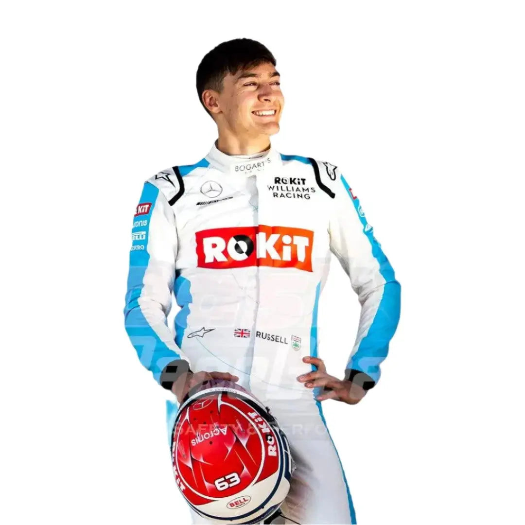 2020 George Russell Williams Racing F1 Race Suit image 2