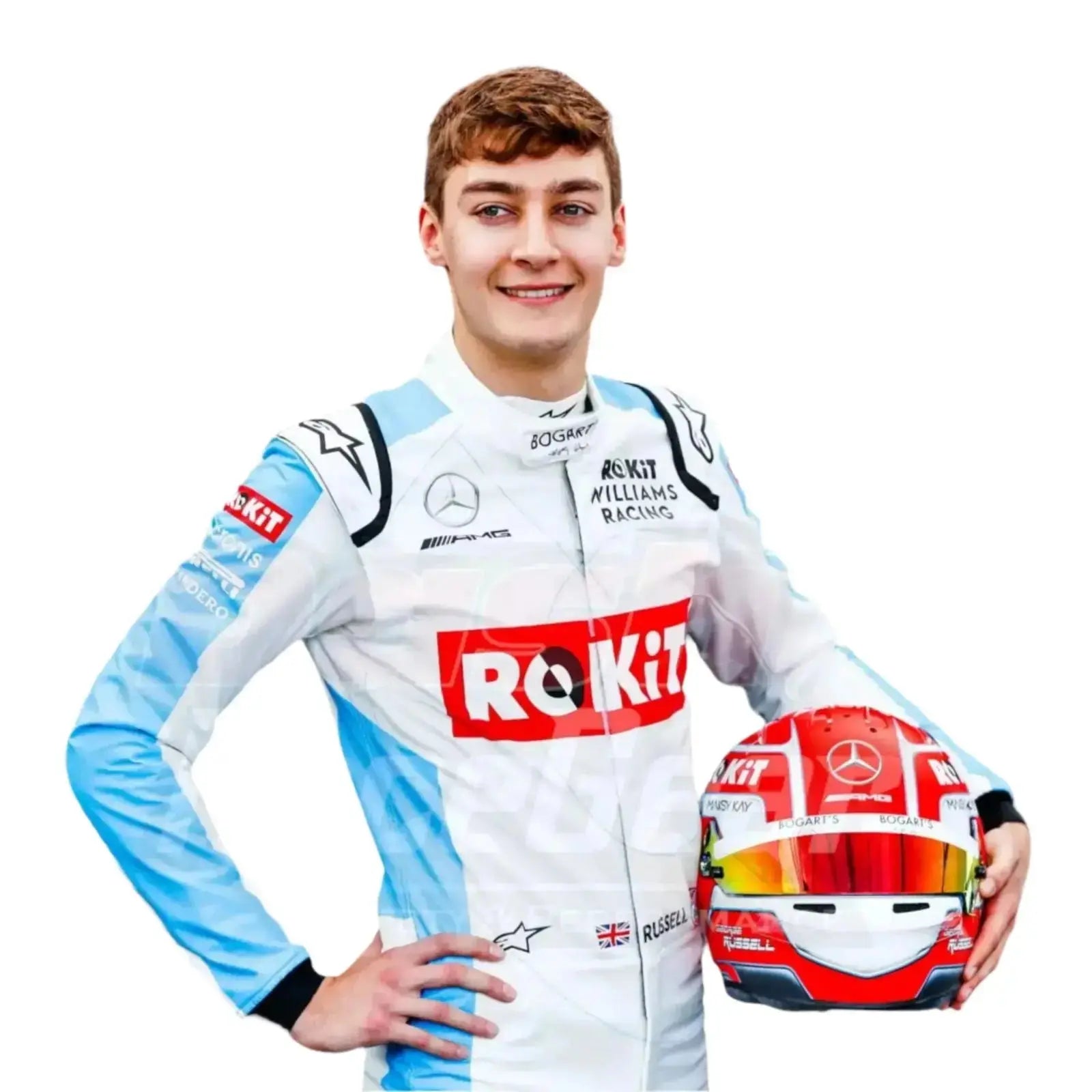 2020 George Russell Williams Racing F1 Race Suit image 3