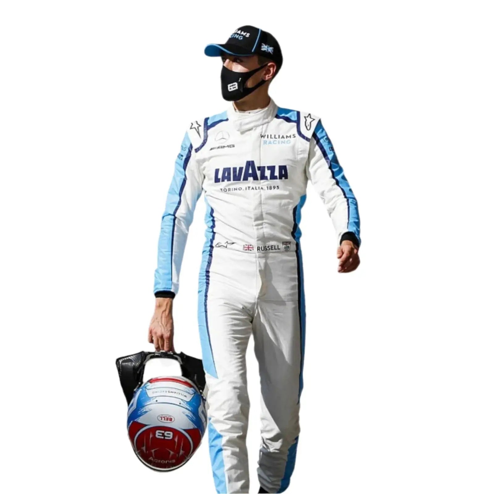 2020 George Russell Williams Racing Race Suit image 2