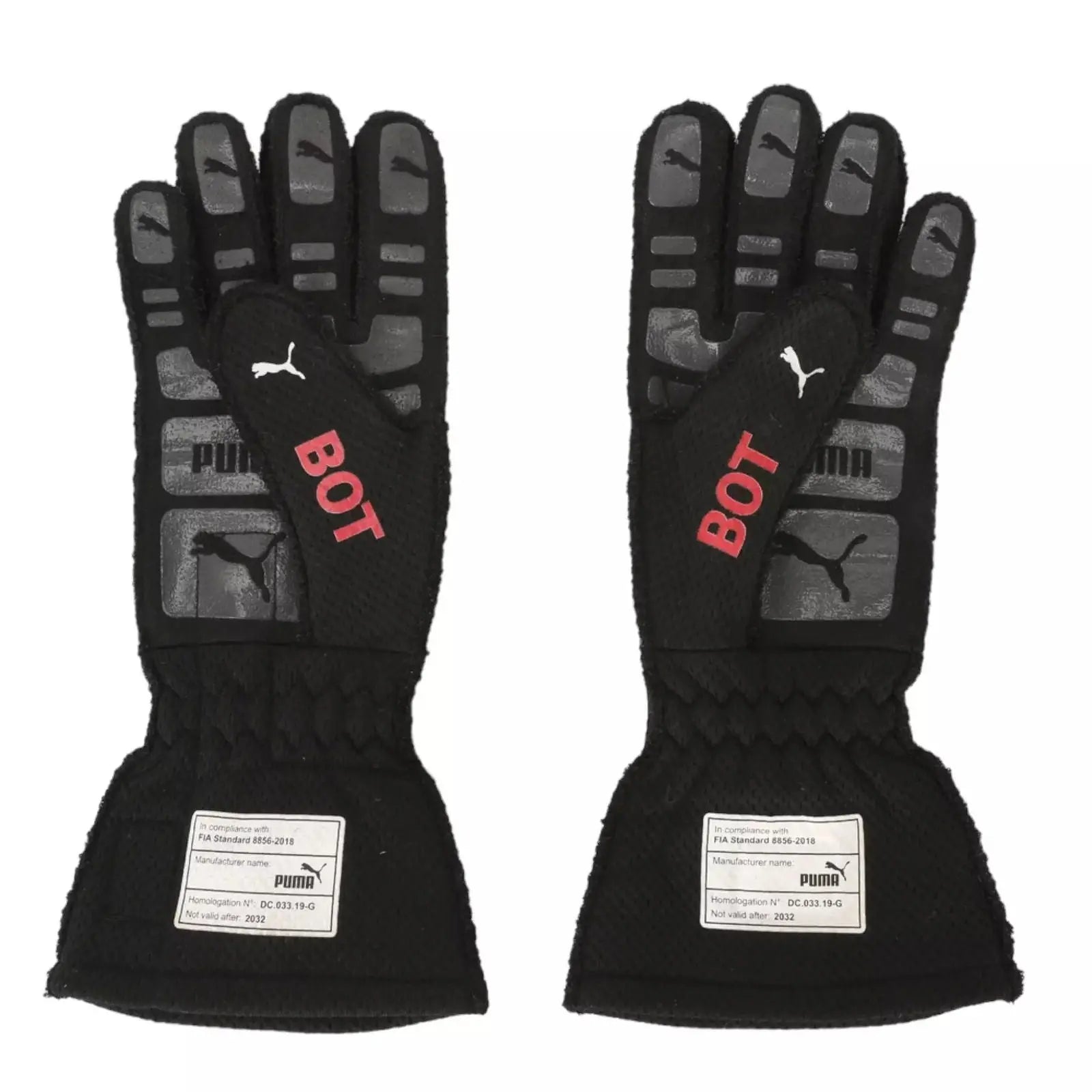 2022 VALTTERI BOTTAS F1 RACE GLOVES - BRITISH GP image 2