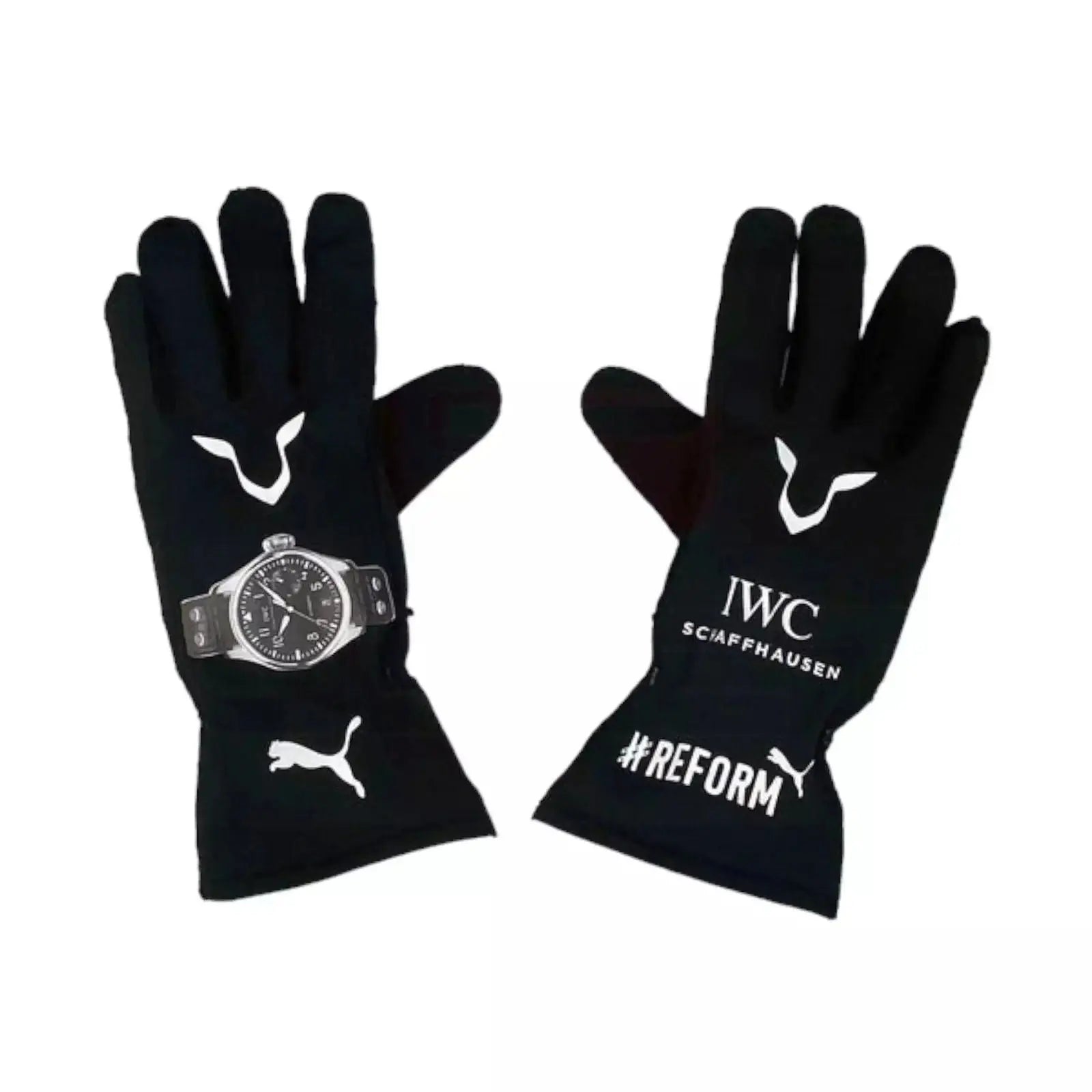 2021 Valtteri Bottas Replica Racing gloves image 2