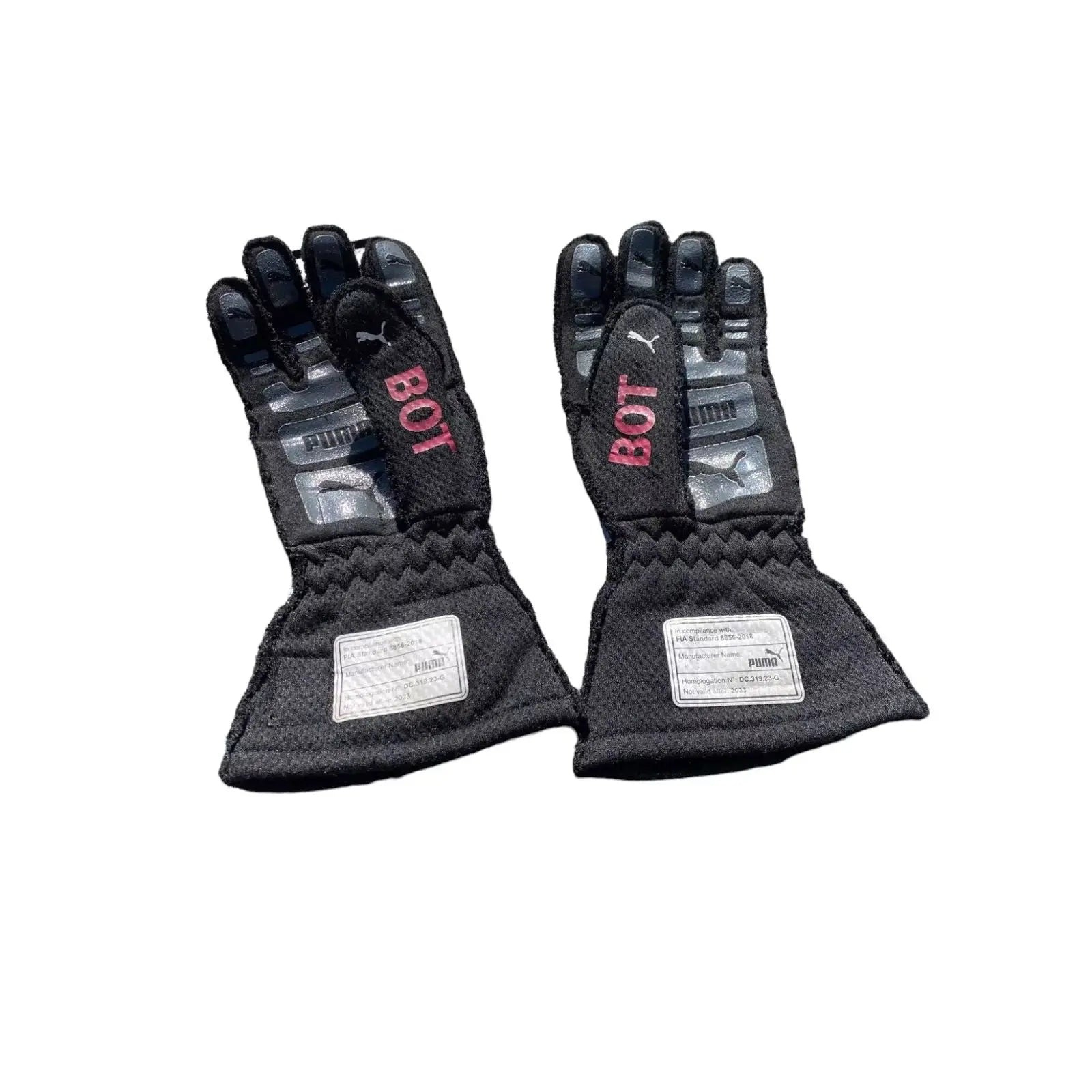 2023 Valtteri Bottas Miami Race Gloves image 2