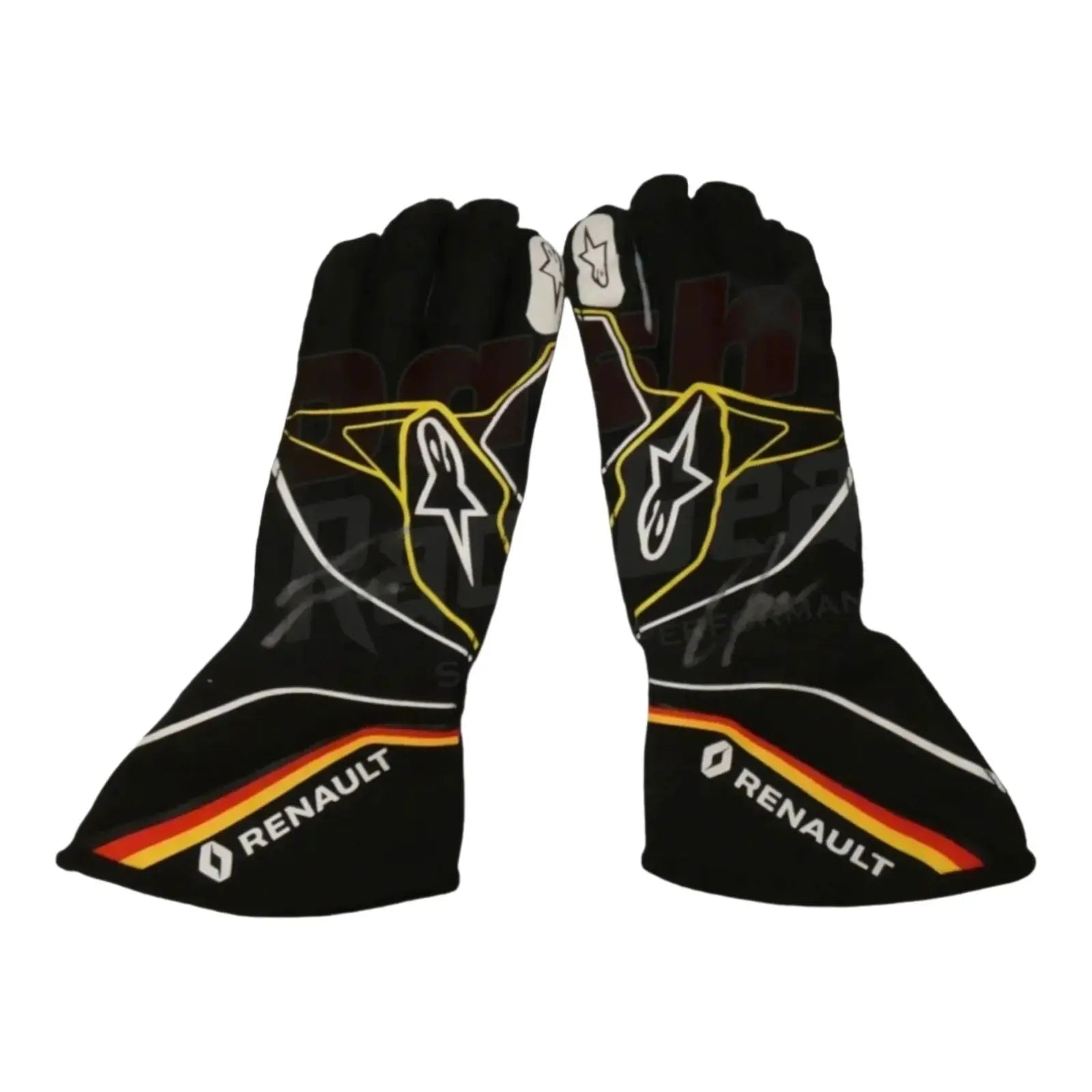 2019 Nico Hulkenberg Renault F1 Race Gloves image 1