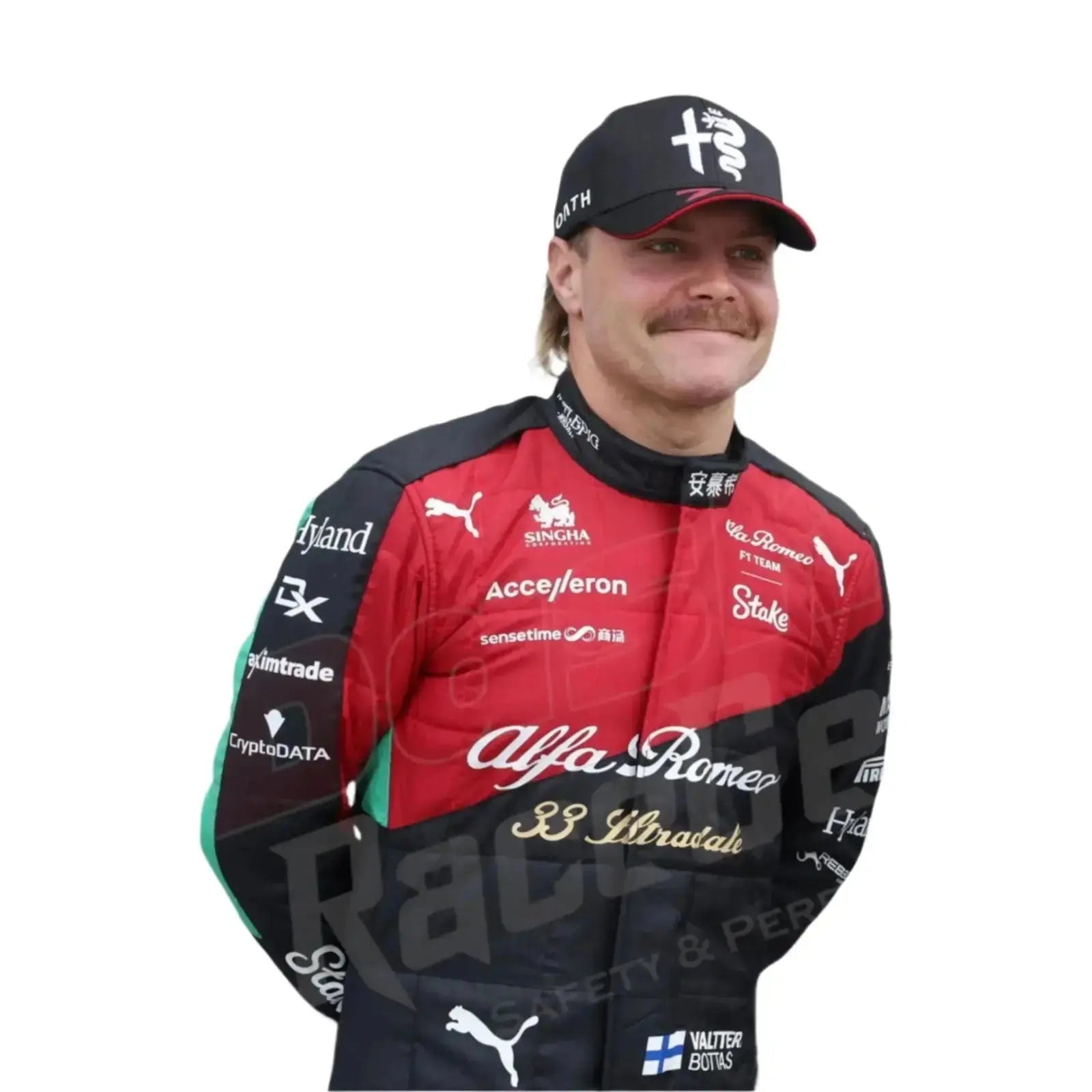 2023 VALTTERI BOTTAS ALFA ROMEO RACE SUIT - ITALIAN GP image 4
