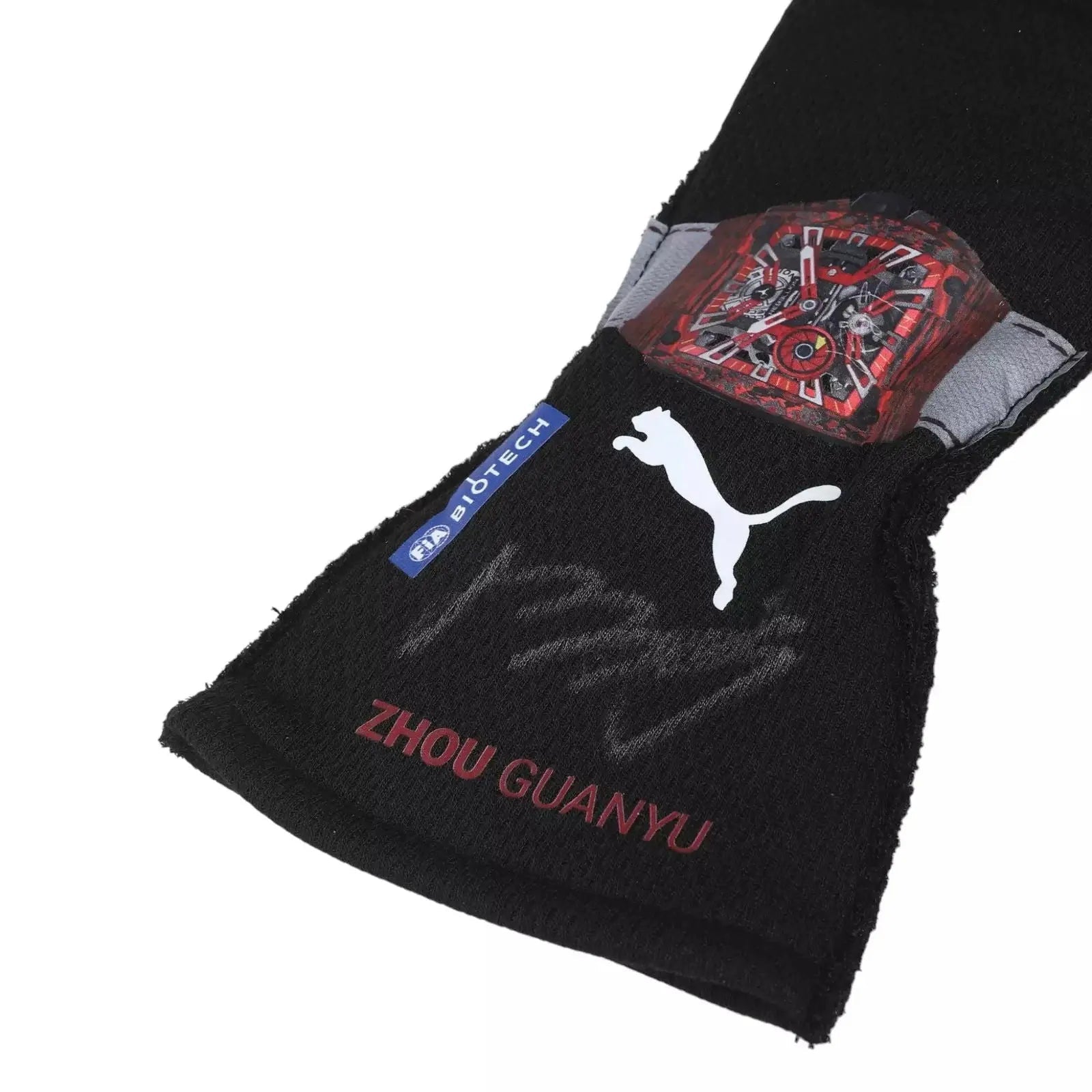 2023 Zhou Guanyu Replica Alfa Romeo F1 Race Gloves image 2