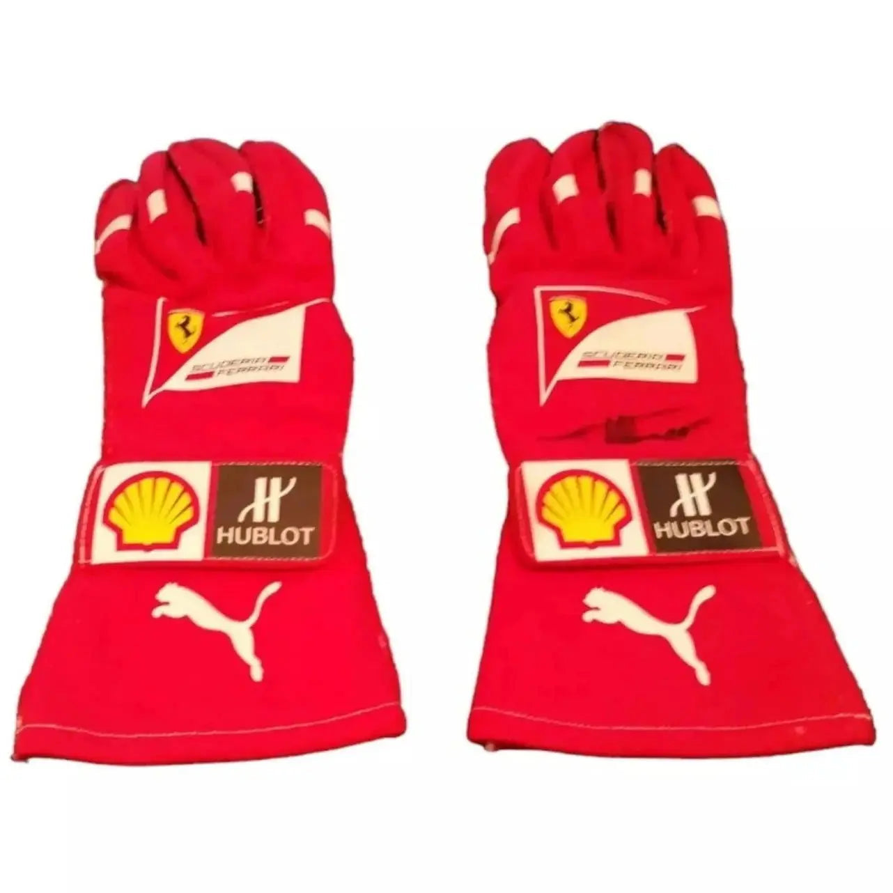 2014 Fernando Alonso gloves - Abu Dhabi GP image 1