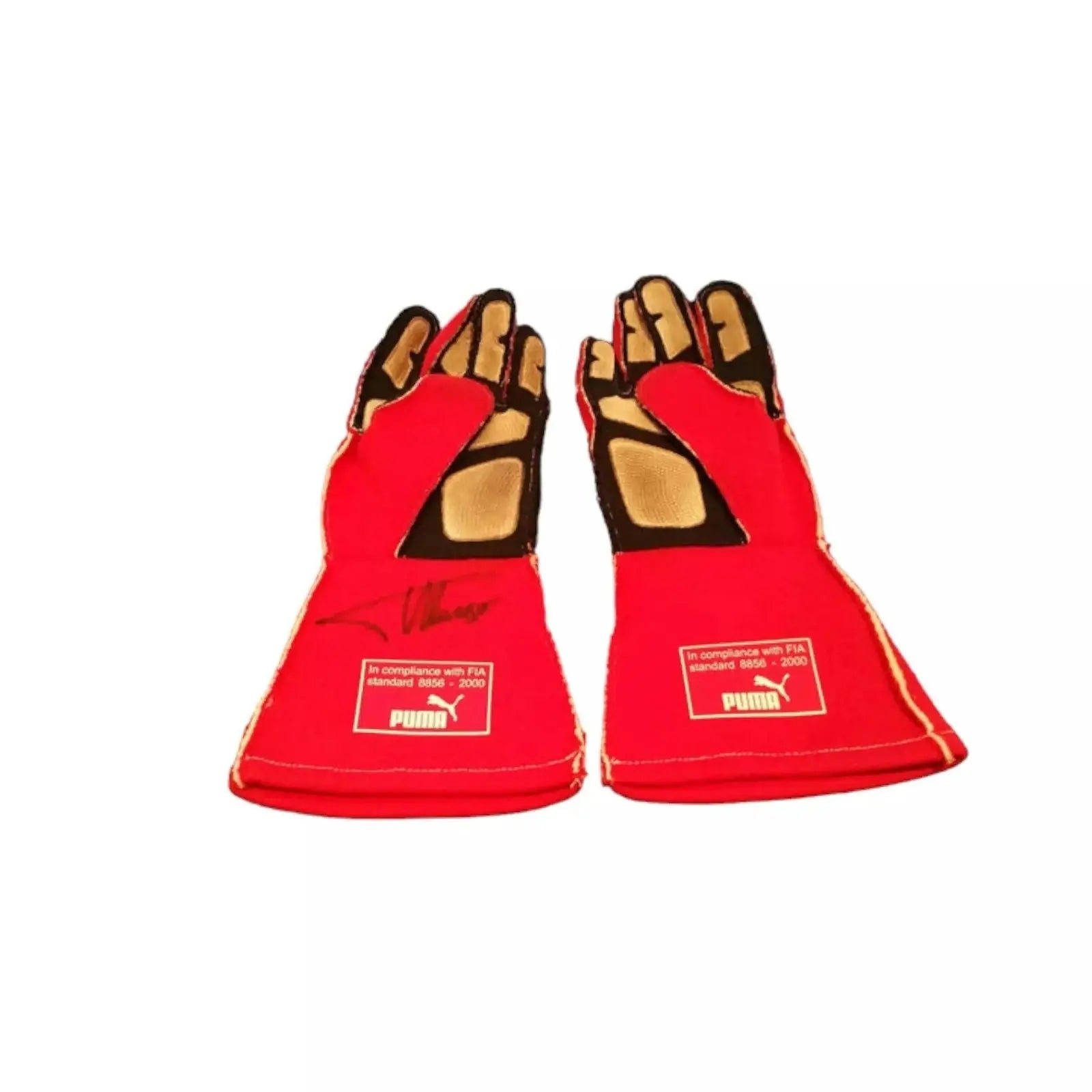 2014 Fernando Alonso gloves - Abu Dhabi GP image 2