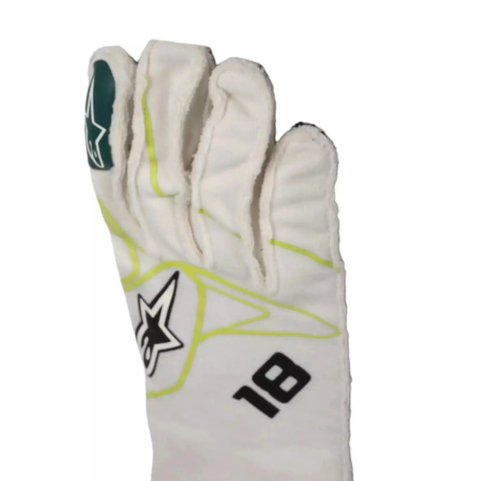 2022 LANCE STROLL F1 RACE GLOVES image 2