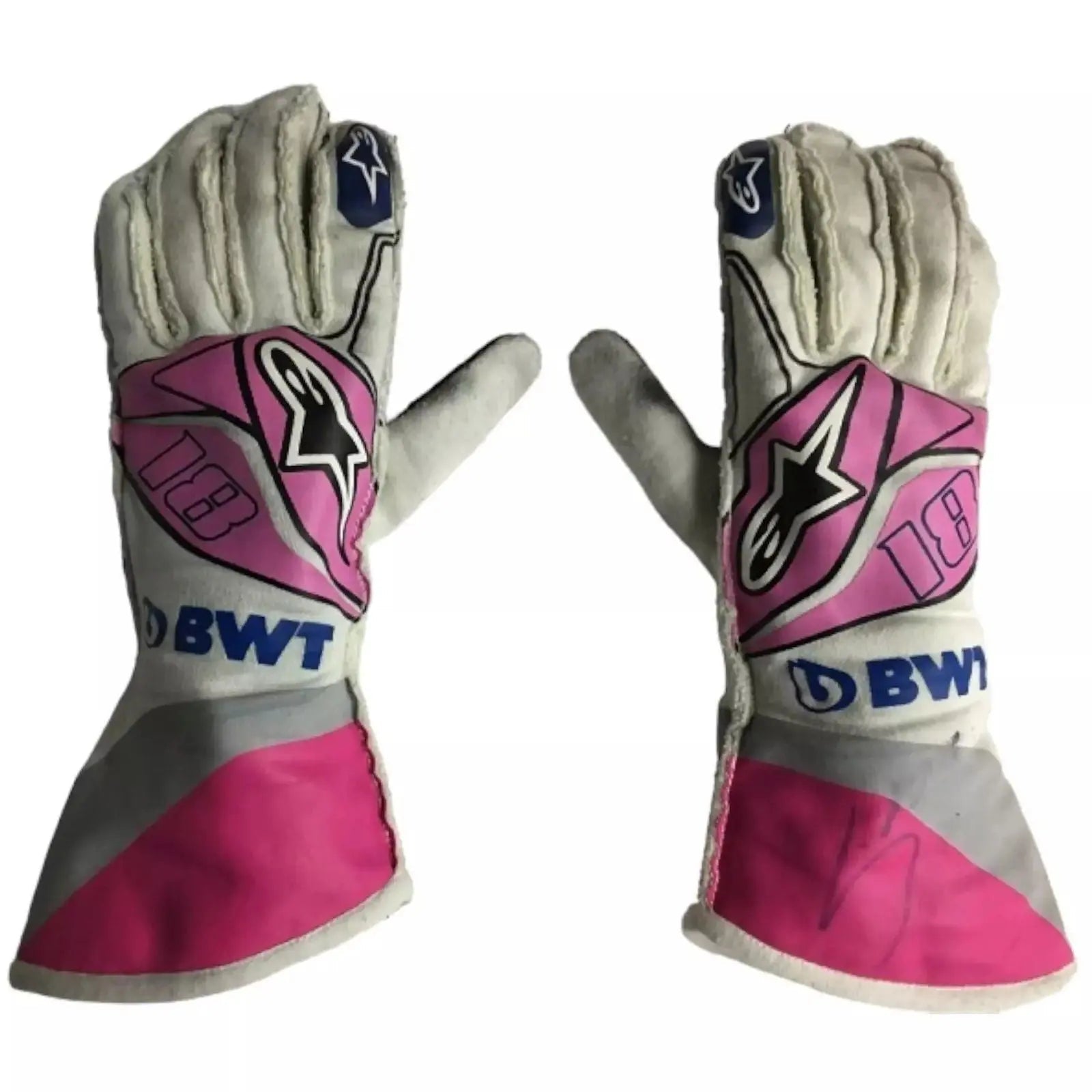 2020 Lance Stroll Racing Gloves F1 Racing Gloves image 1