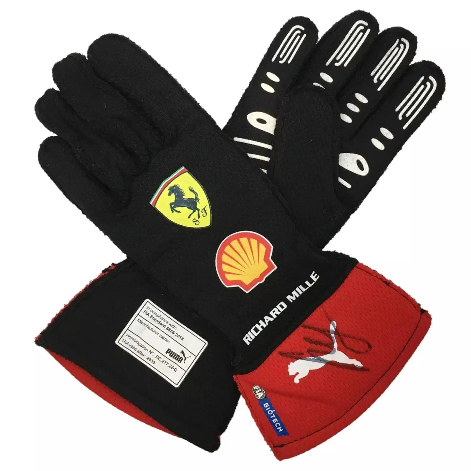 2023 Carlos Sainz Ferrari F1 Race Gloves image 3