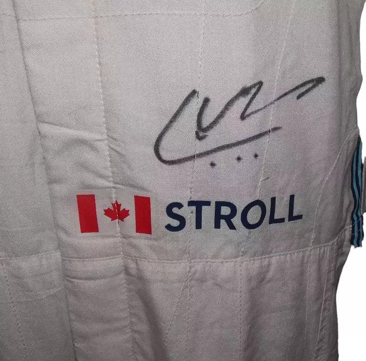 Lance Stroll Signed 2018 Williams Martini Race suit image 3