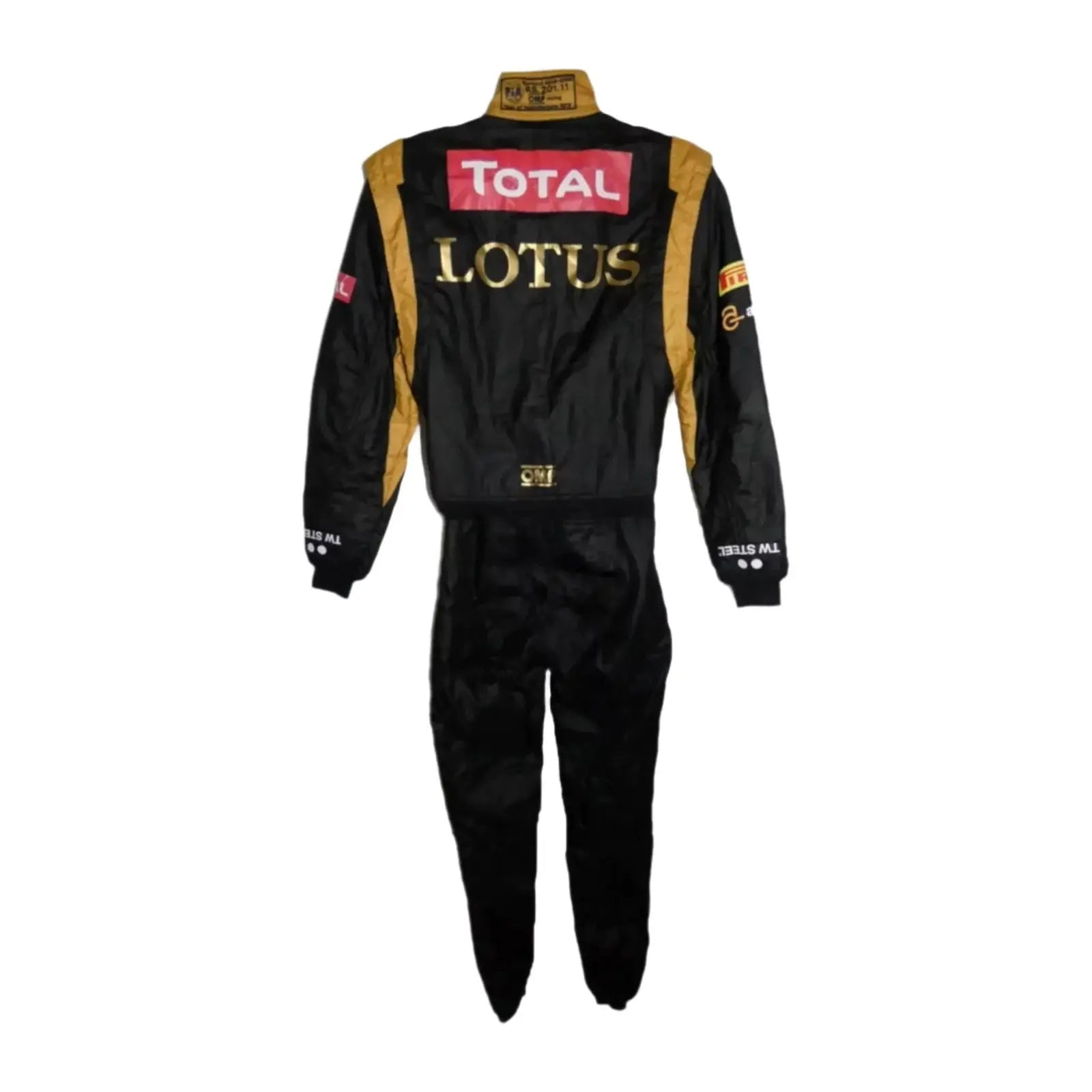 Romain Grosjean 2012 British GP ‘The dark knight rises’ Lotus F1 race suit image 2